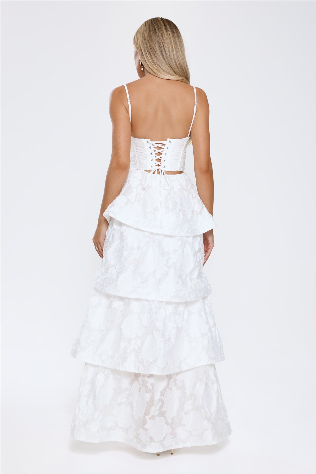 Vestido Longo "Elevated Desire" — Branco
