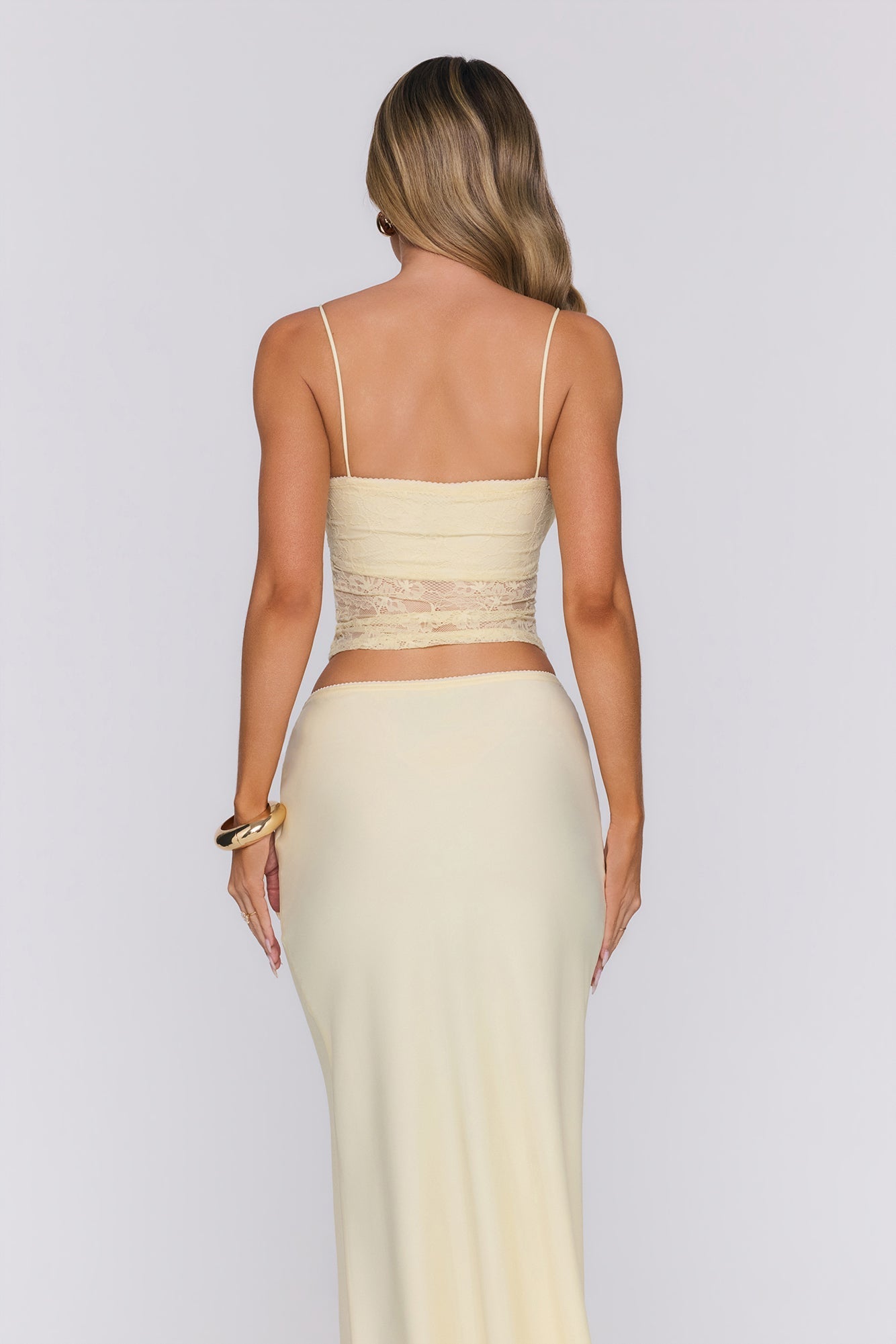 Top de Renda Candy Lemon — Amarelo