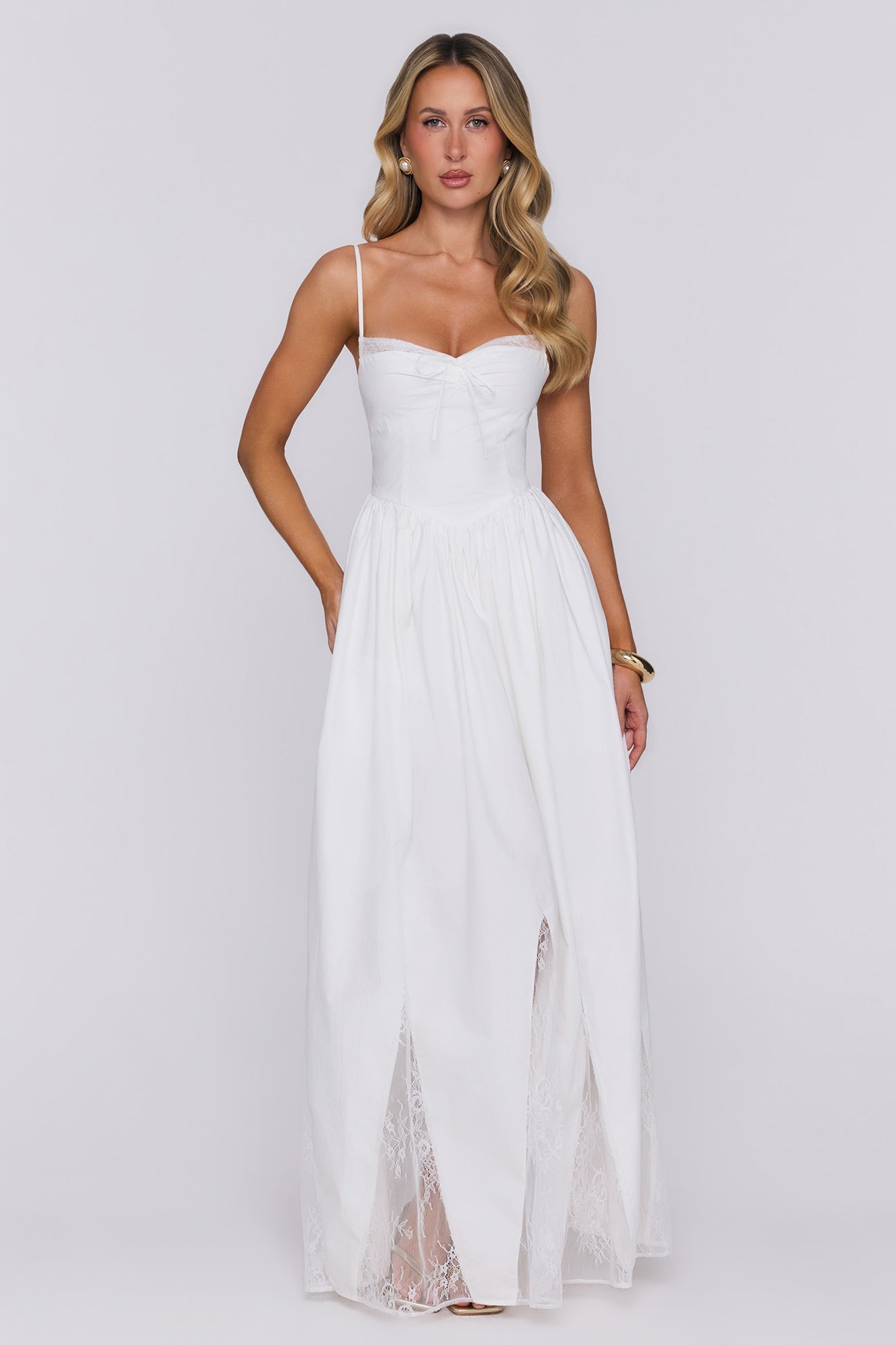 Vestido Longo Urban Sunrise — Branco