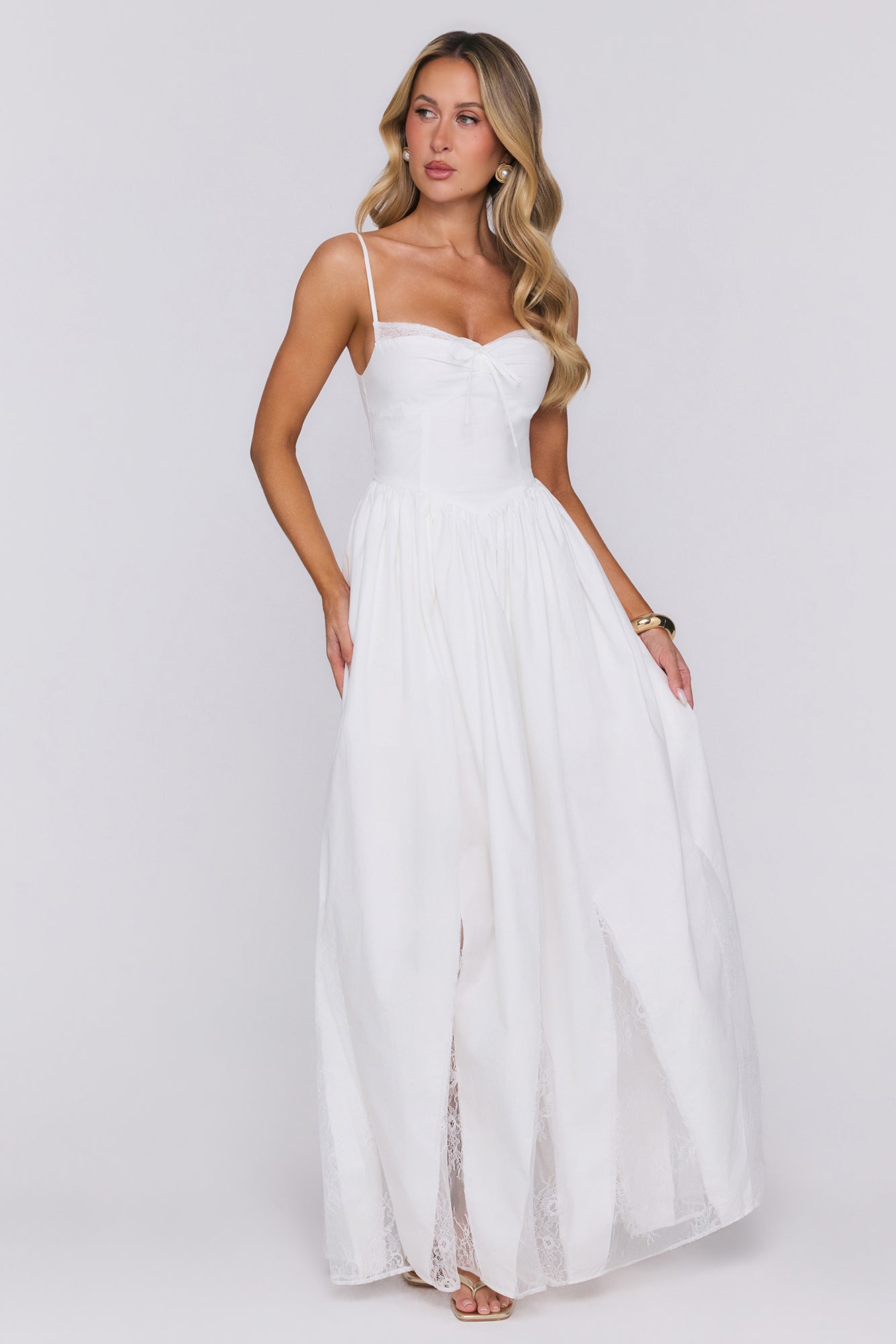 Vestido Longo Urban Sunrise — Branco