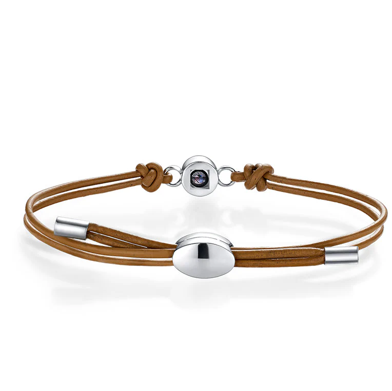 Personalized Genuine Leather Photo Bracelet