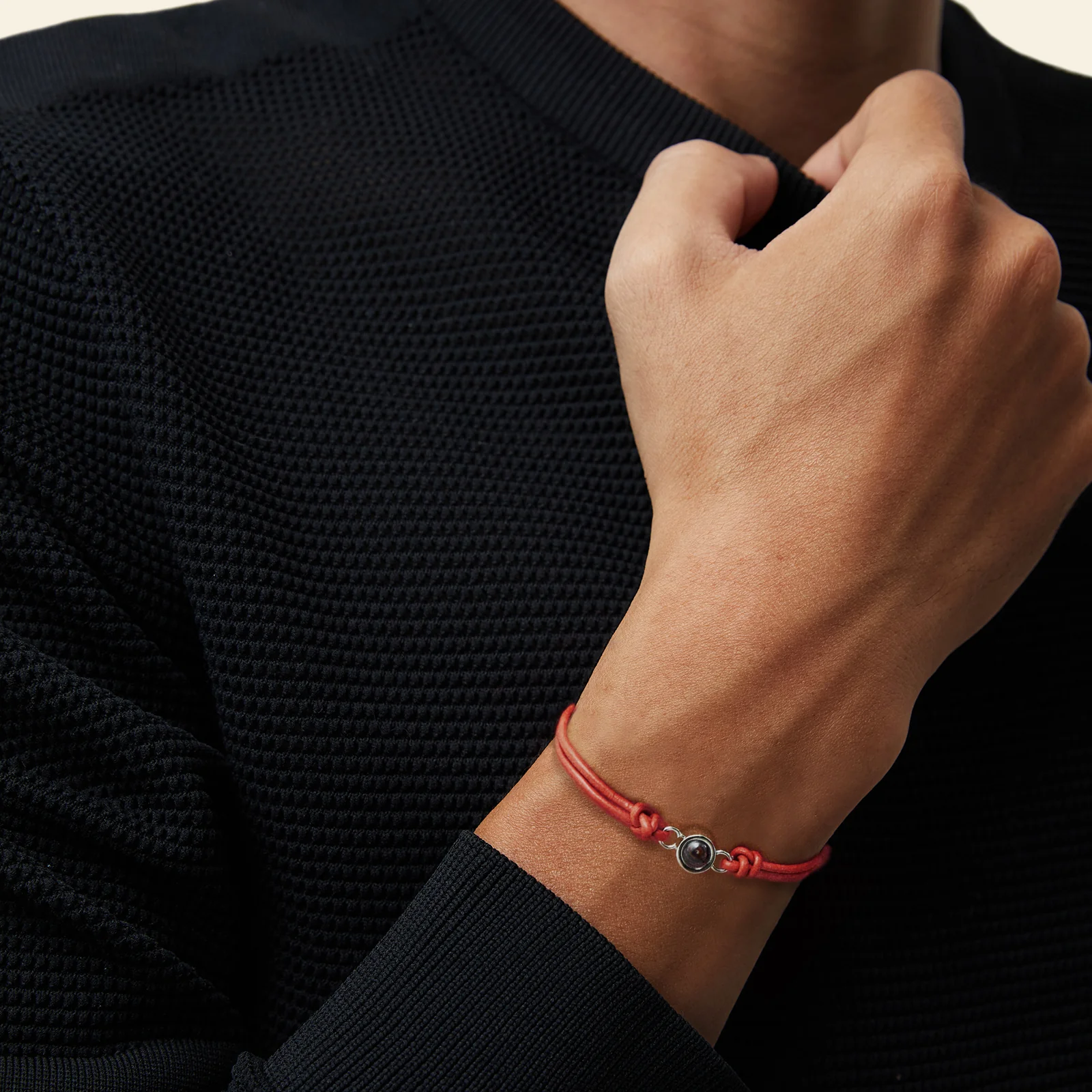 Personalized Genuine Leather Photo Bracelet