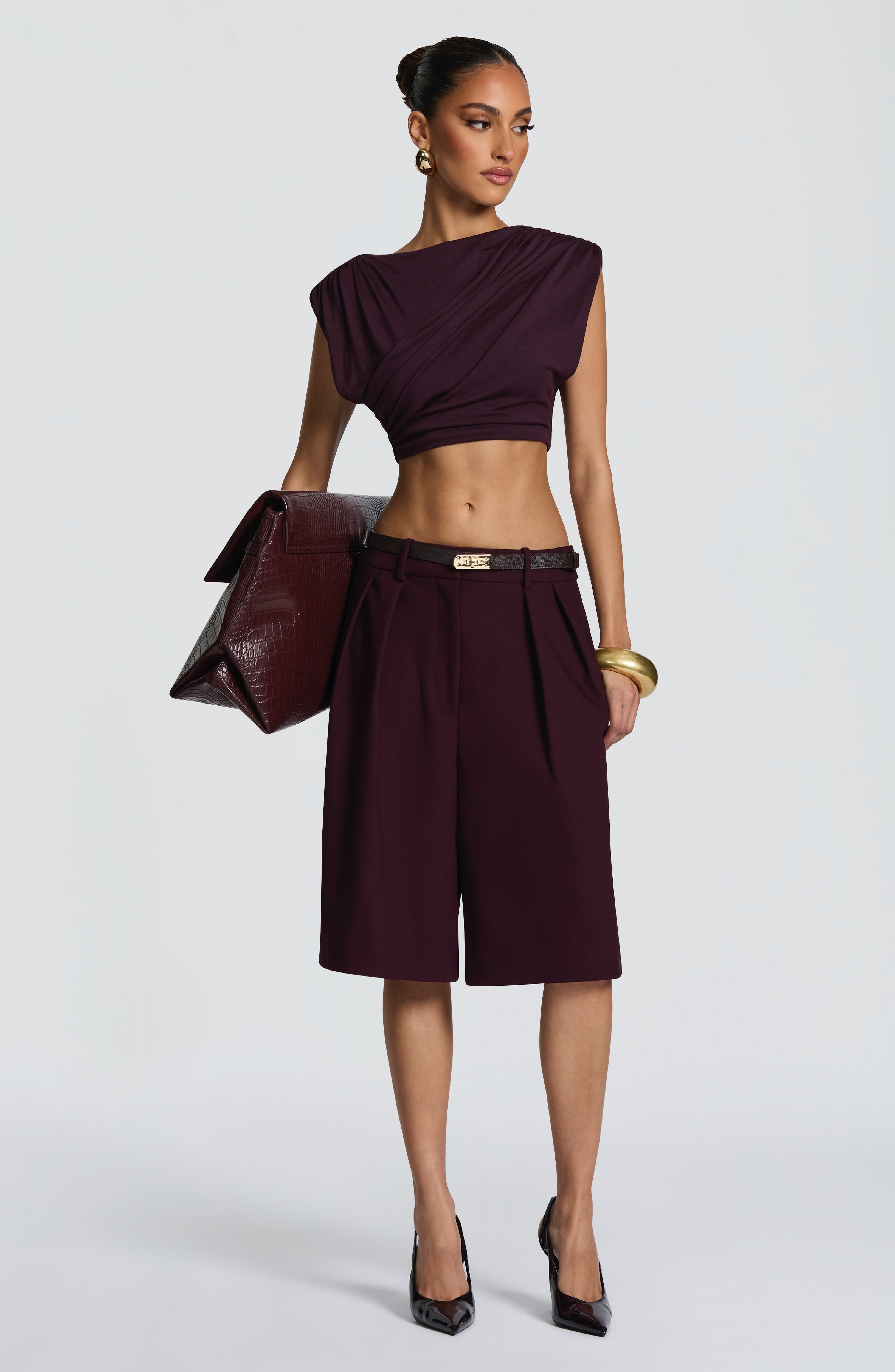 Blusa Amara - Ameixa