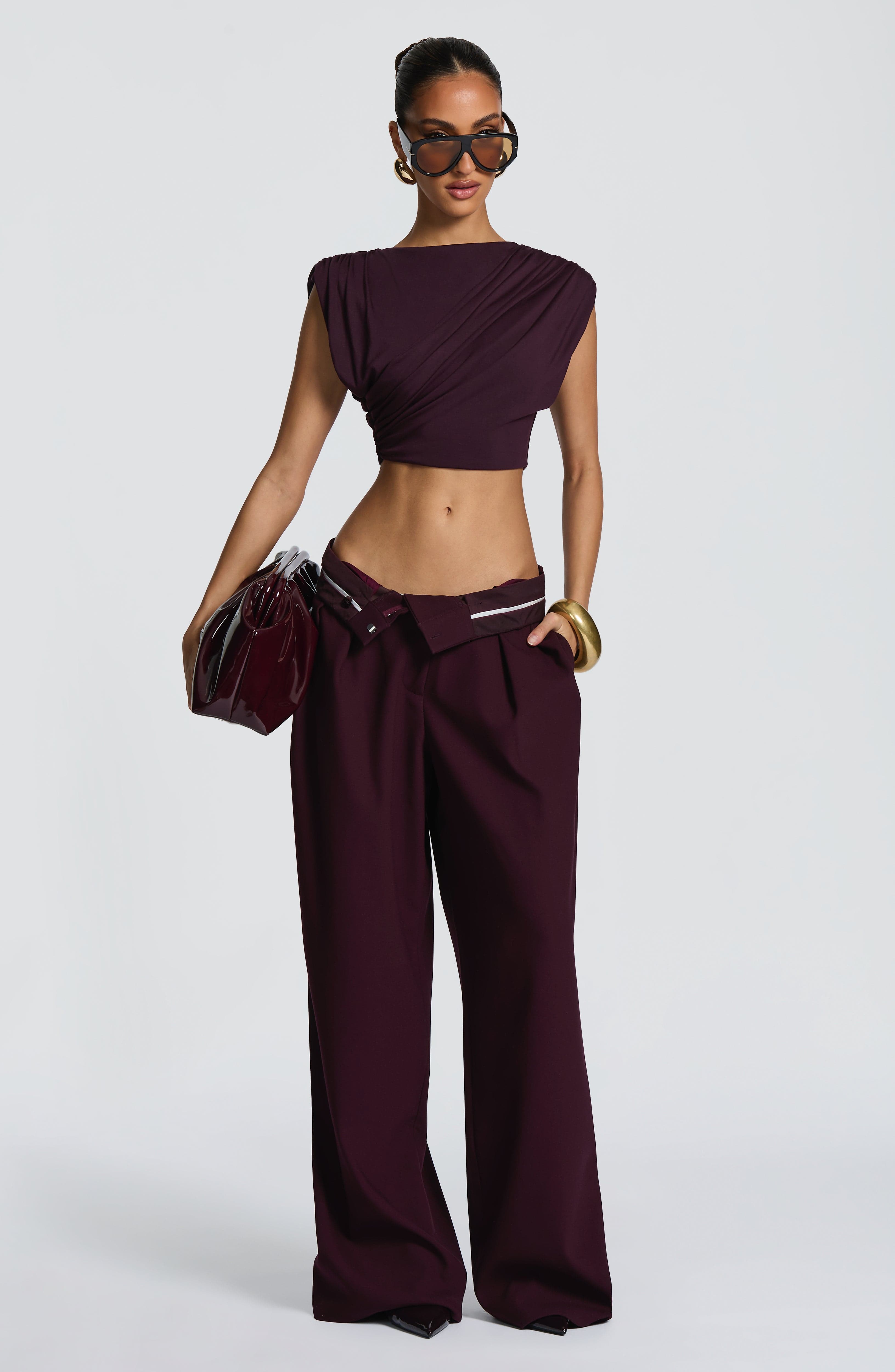 Blusa Amara - Ameixa