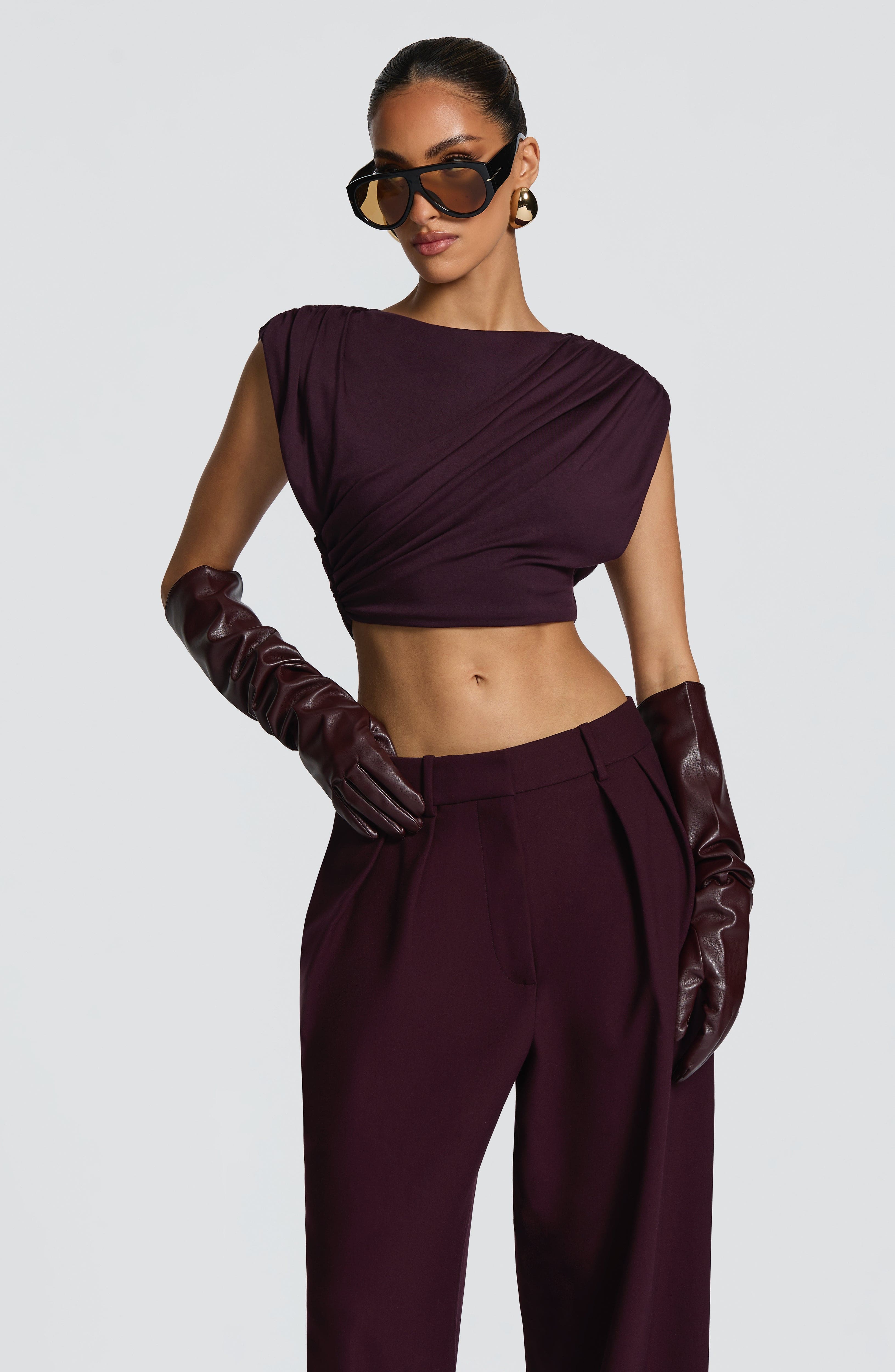 Blusa Amara - Ameixa