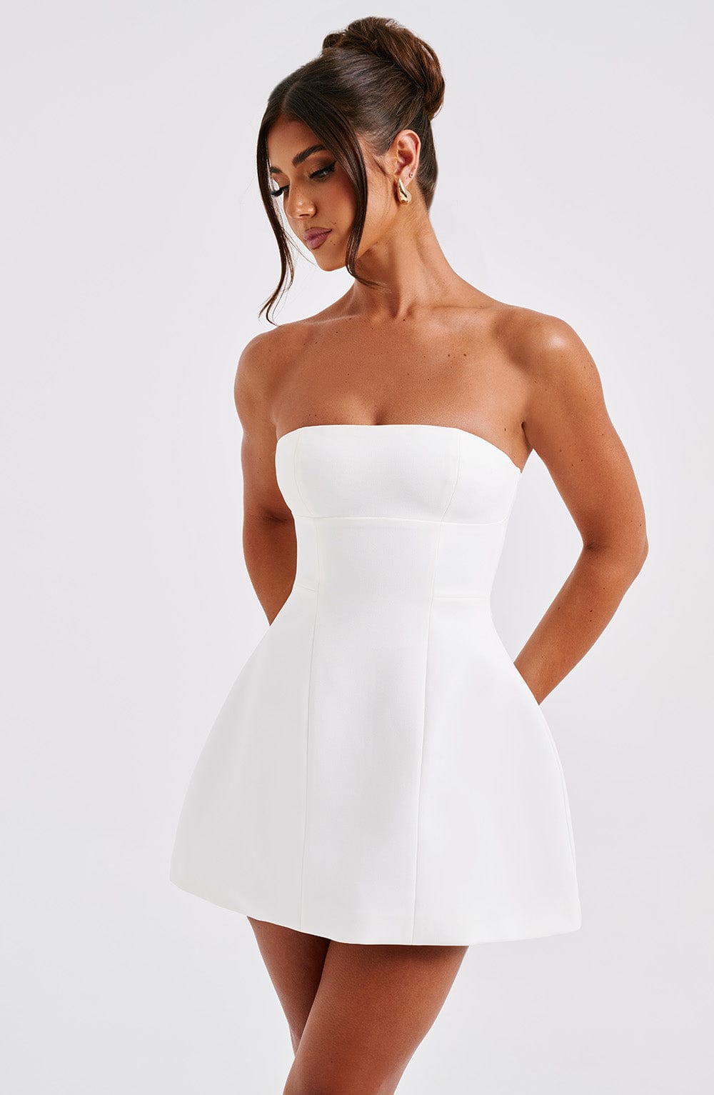 Vestido Curto Asha - Marfim