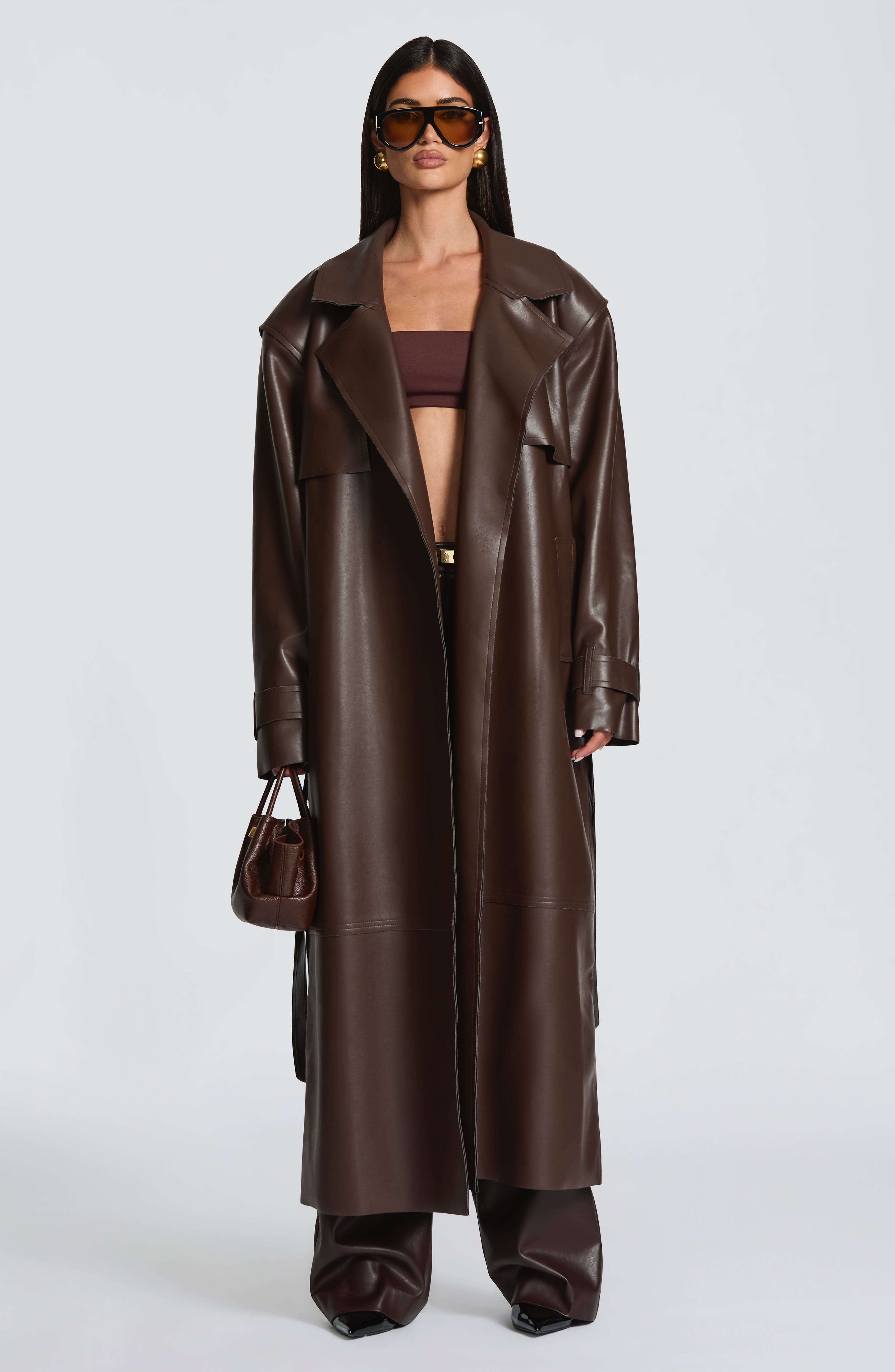Trench Coat Bridget - Ameixa Marrom
