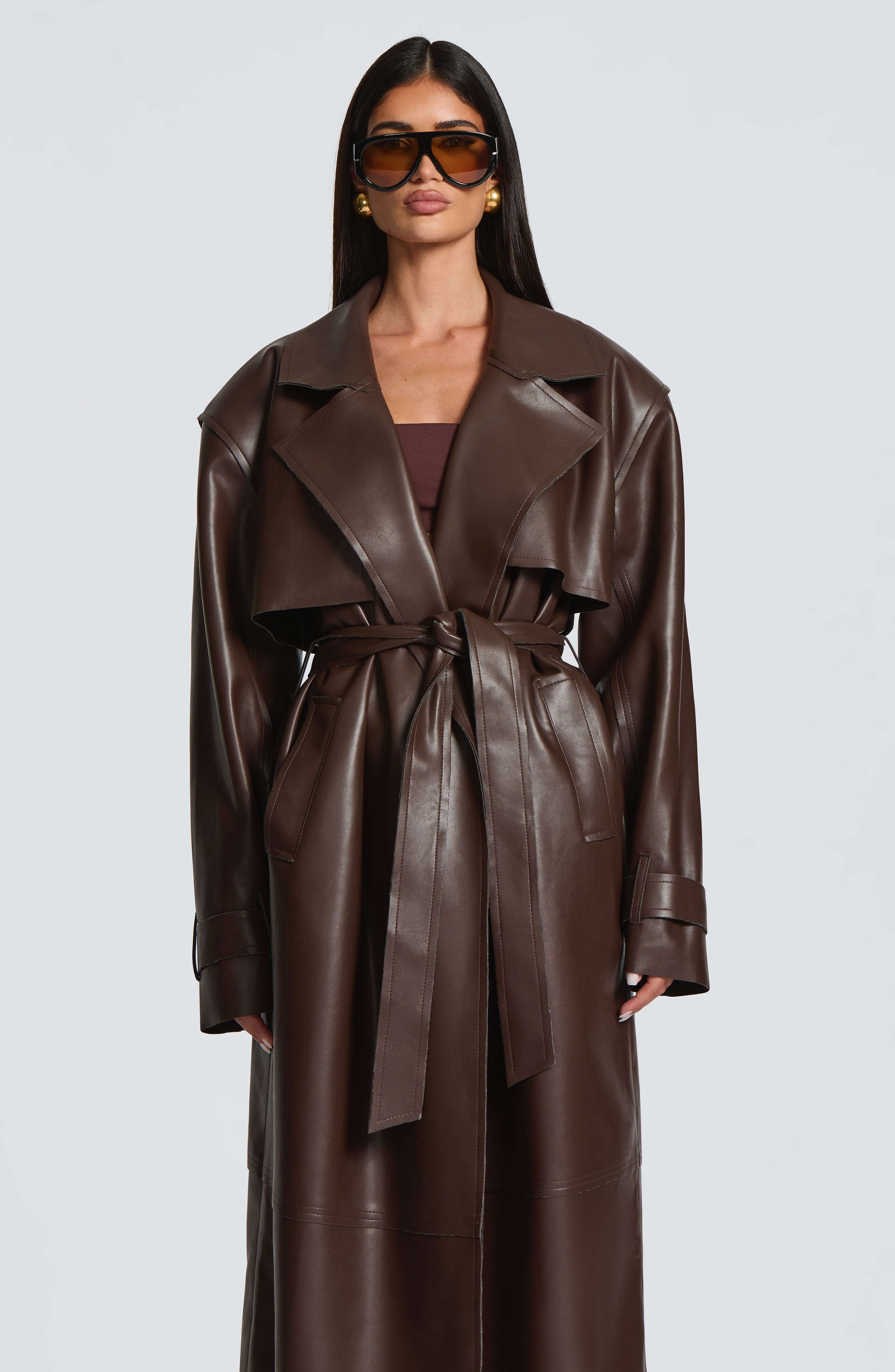 Trench Coat Bridget - Ameixa Marrom