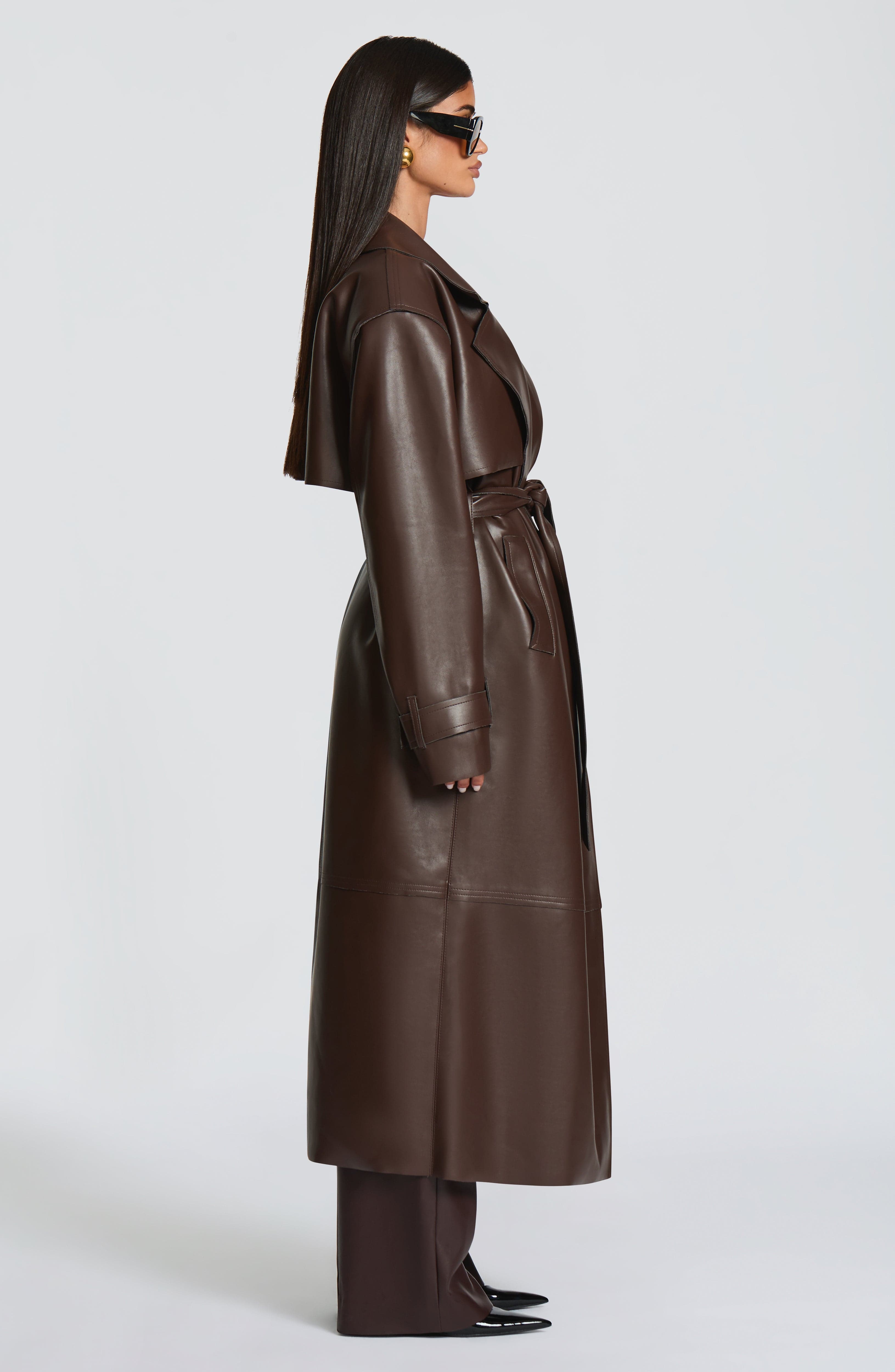 Trench Coat Bridget - Ameixa Marrom