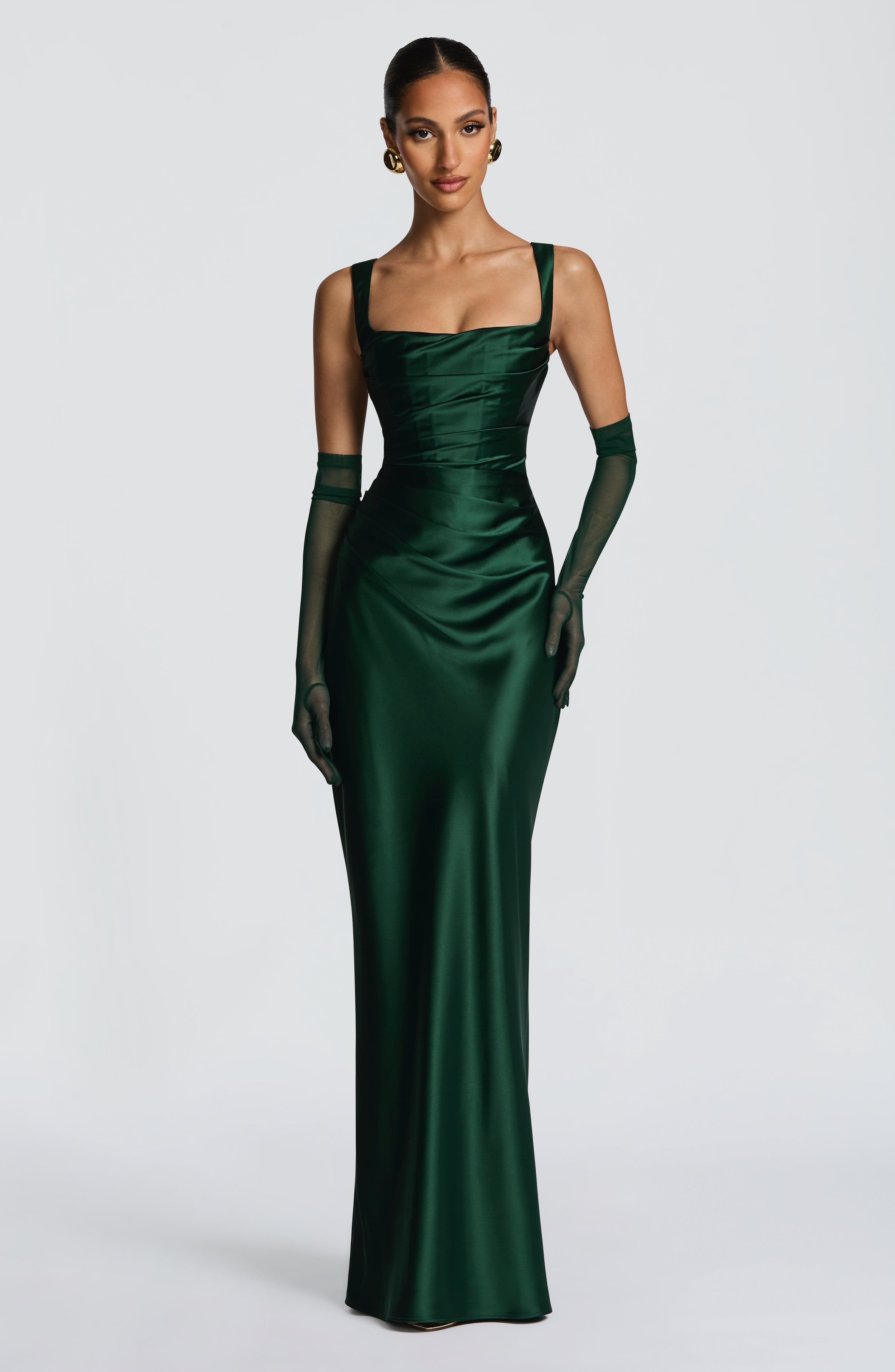 Vestido Longo Calanthe - Verde Esmeralda
