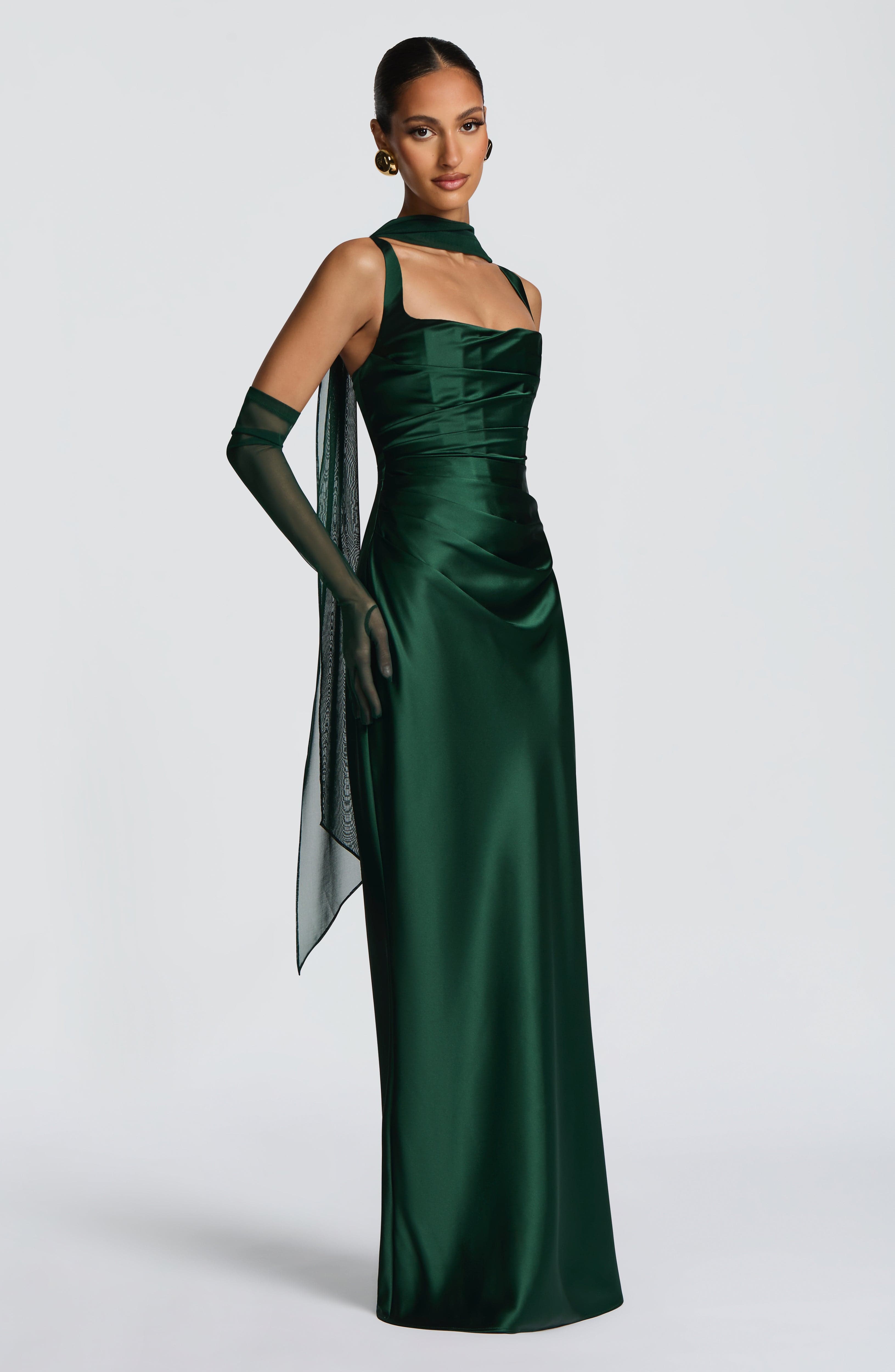 Vestido Longo Calanthe - Verde Esmeralda