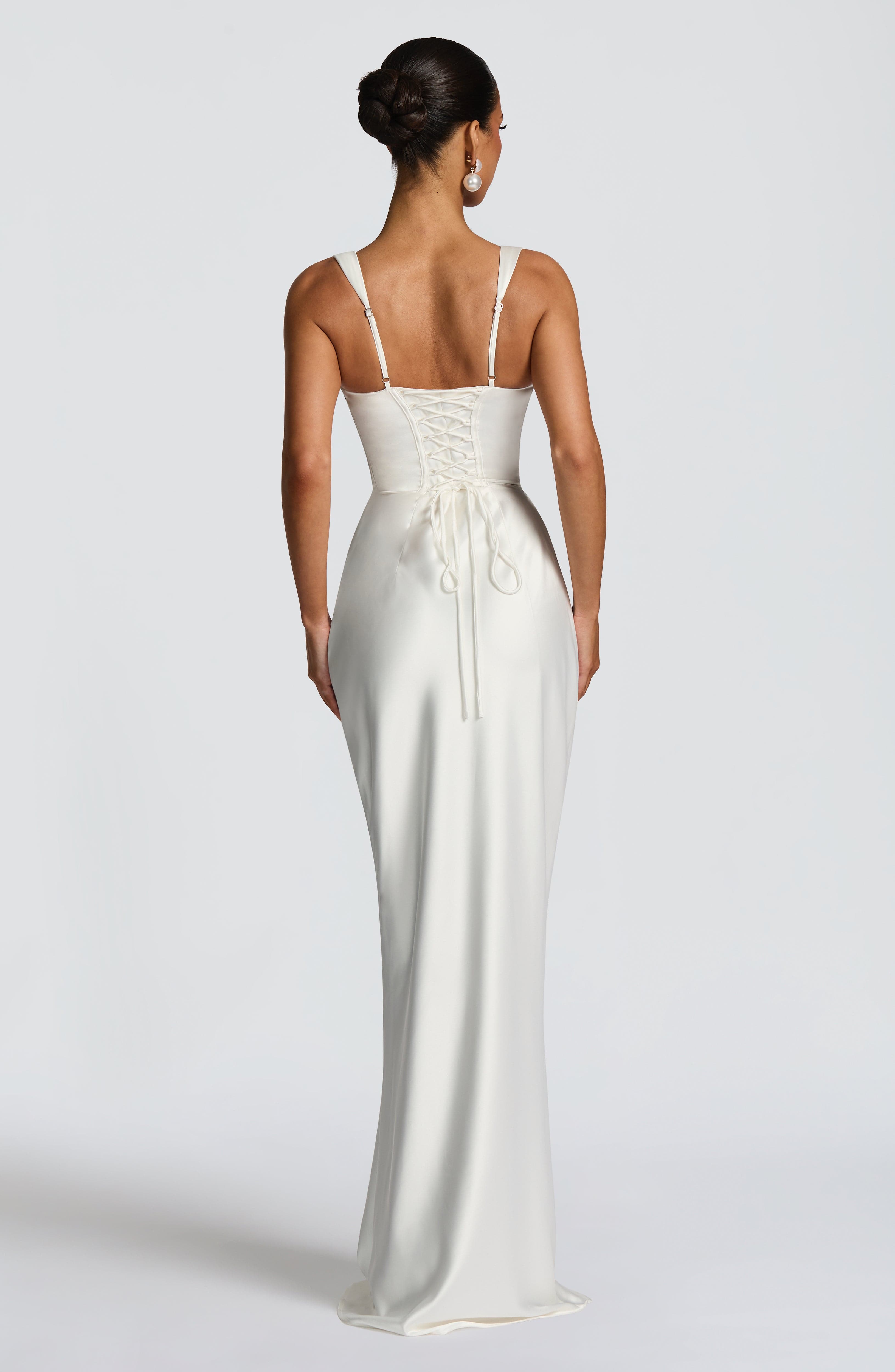 Vestido Longo Calanthe - Marfim