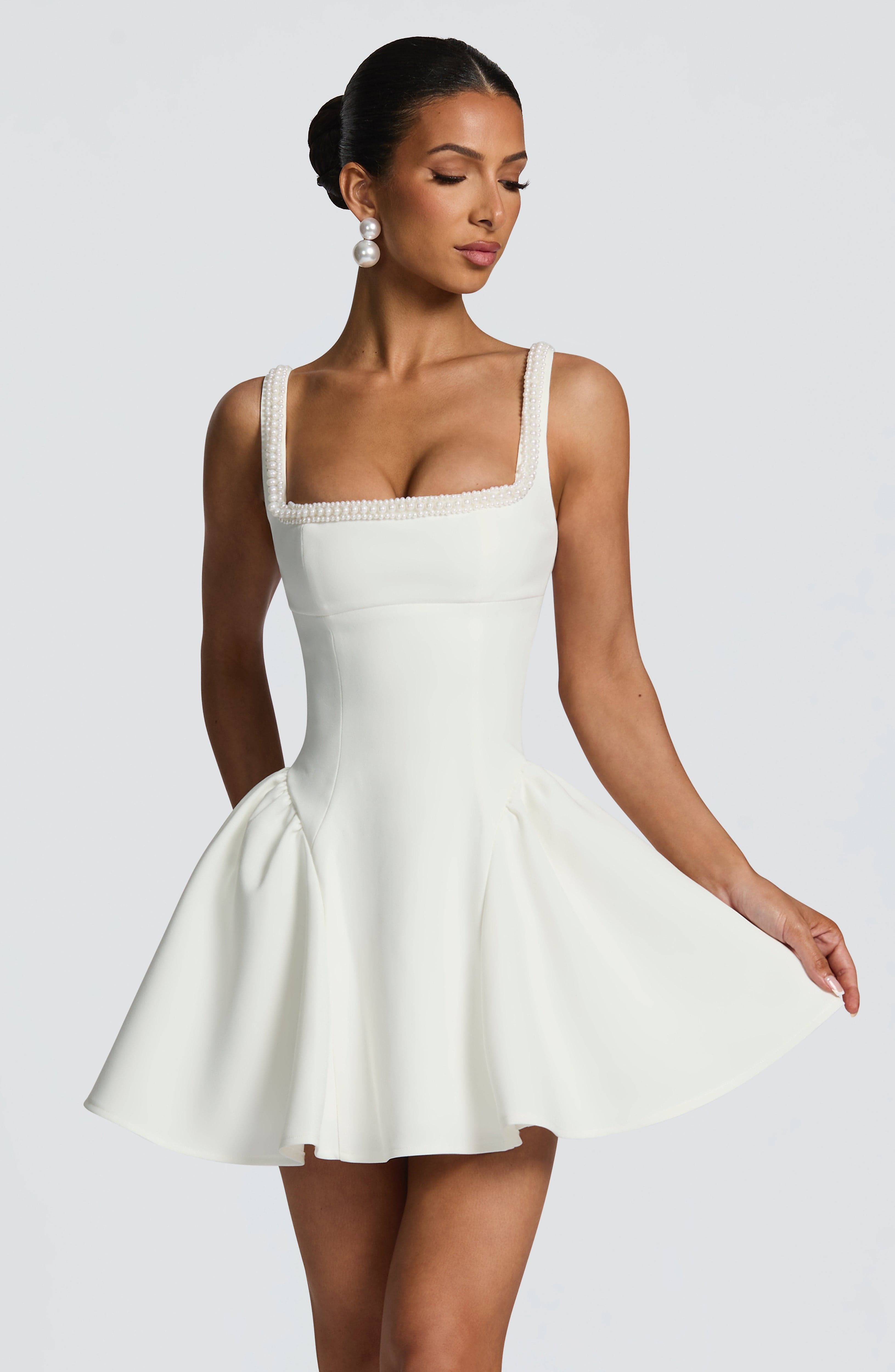 Vestido Curto Christie - Marfim