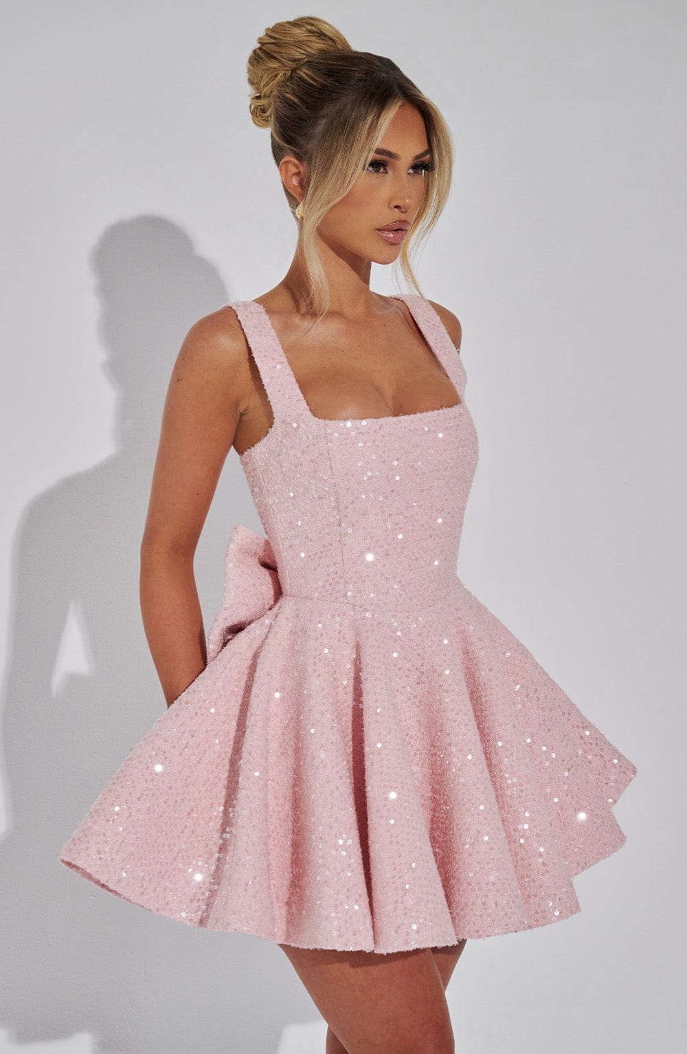 Vestido Curto Dorothy - Rosa Blush