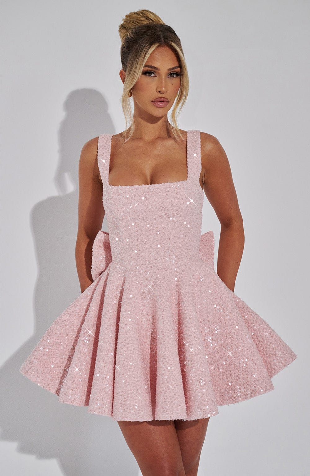 Vestido Curto Dorothy - Rosa Blush