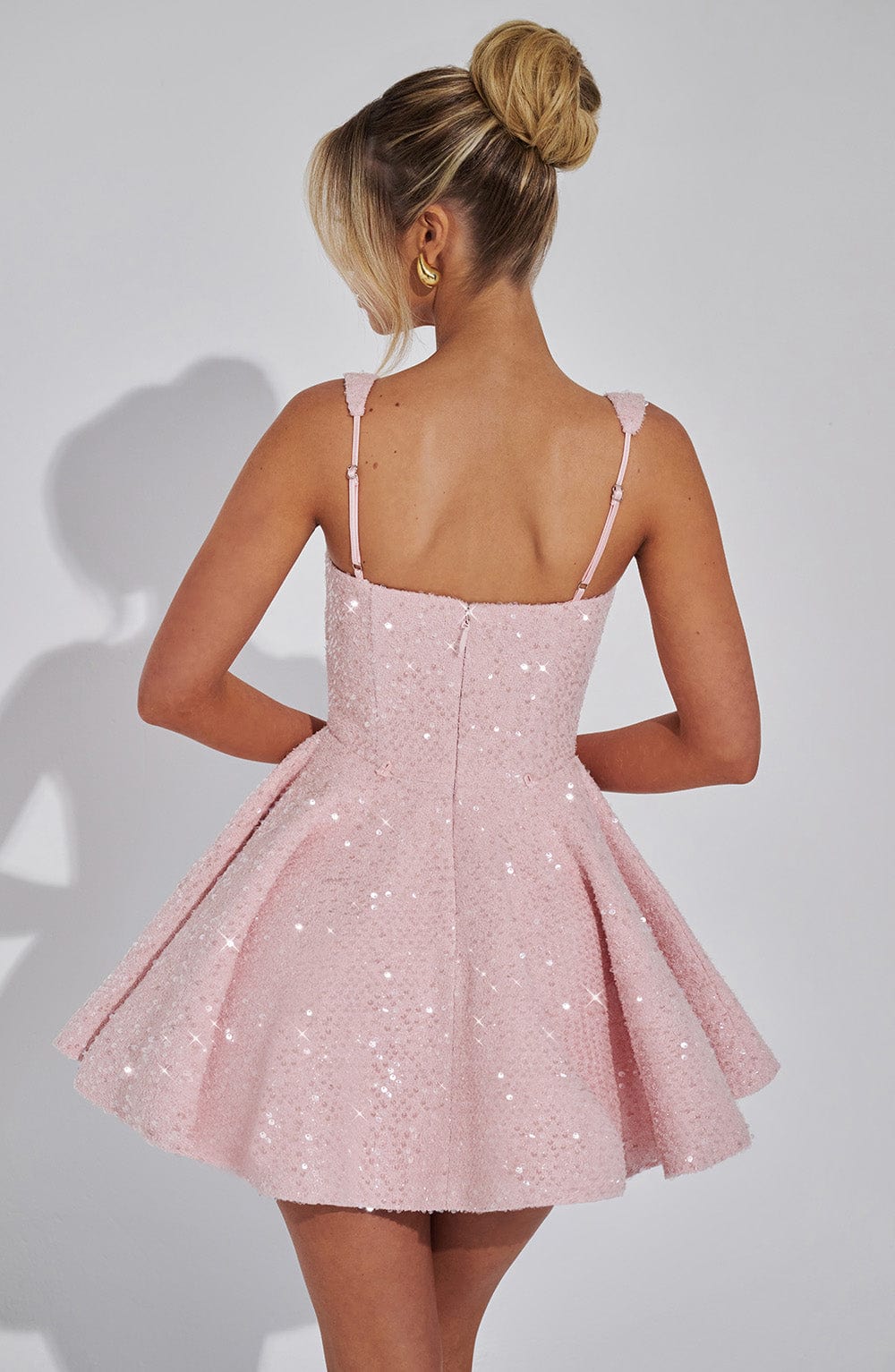 Vestido Curto Dorothy - Rosa Blush