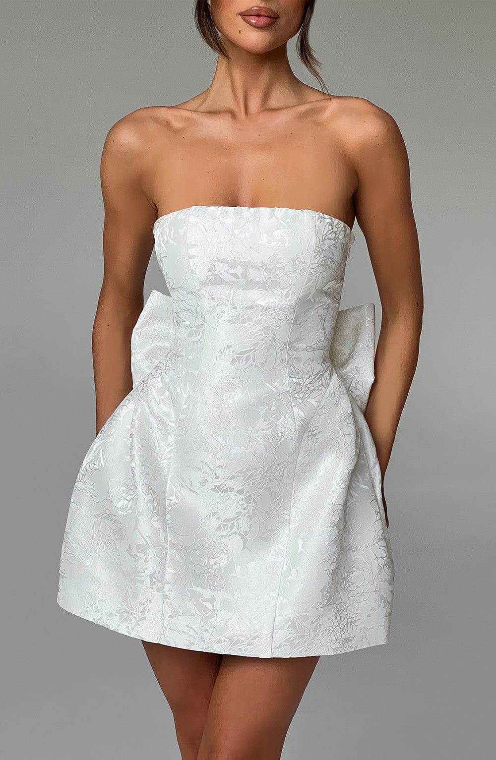 Vestido Curto Elenora - Marfim