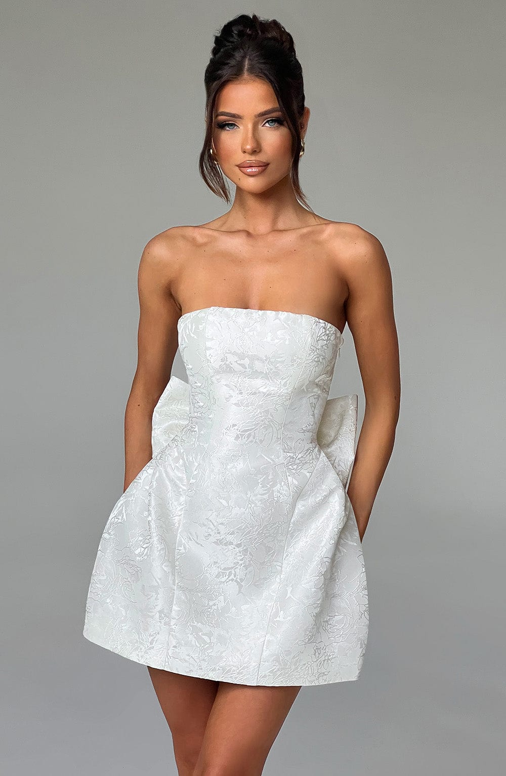 Vestido Curto Elenora - Marfim