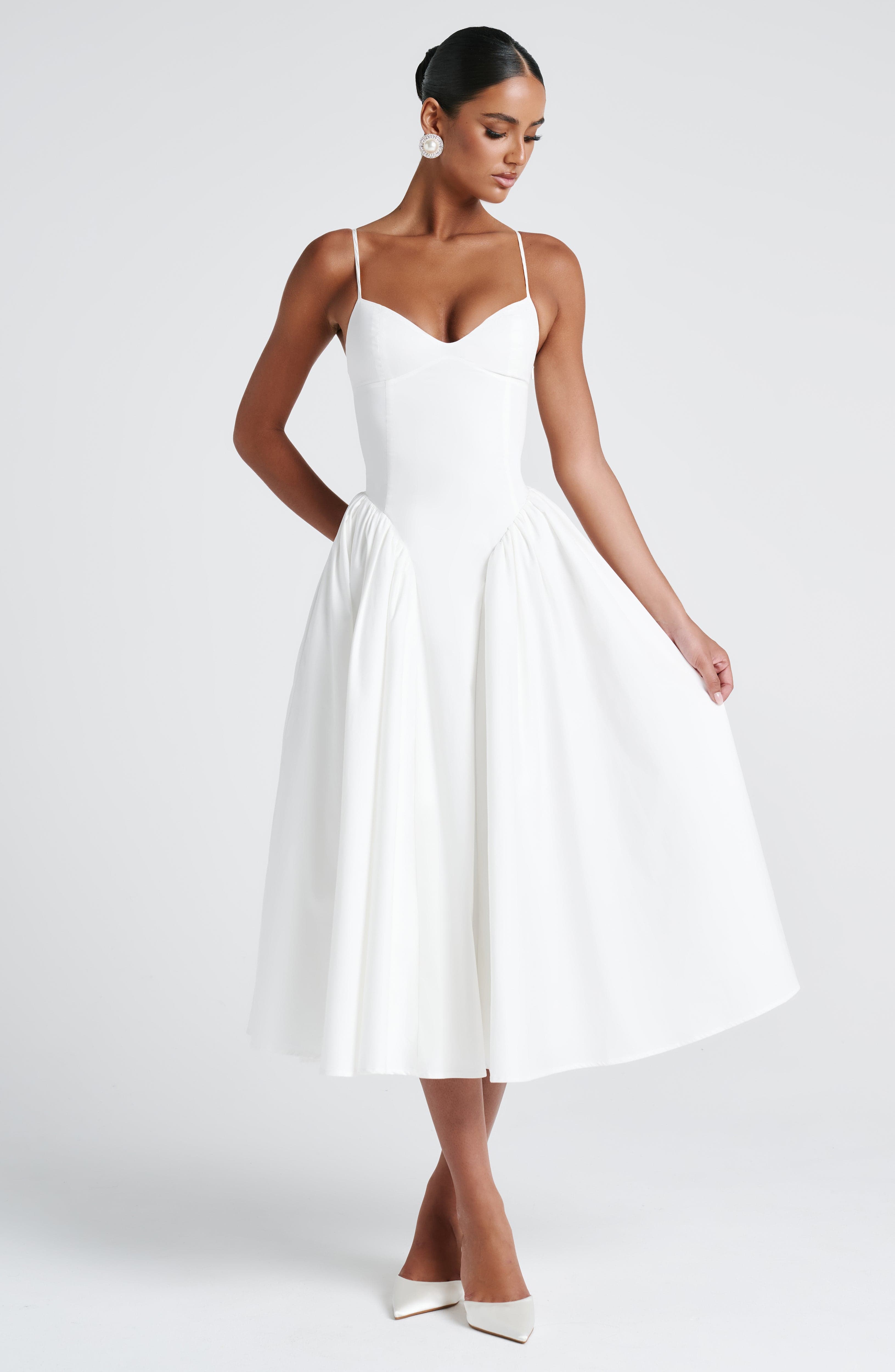 Vestido Midi Emerson - Marfim