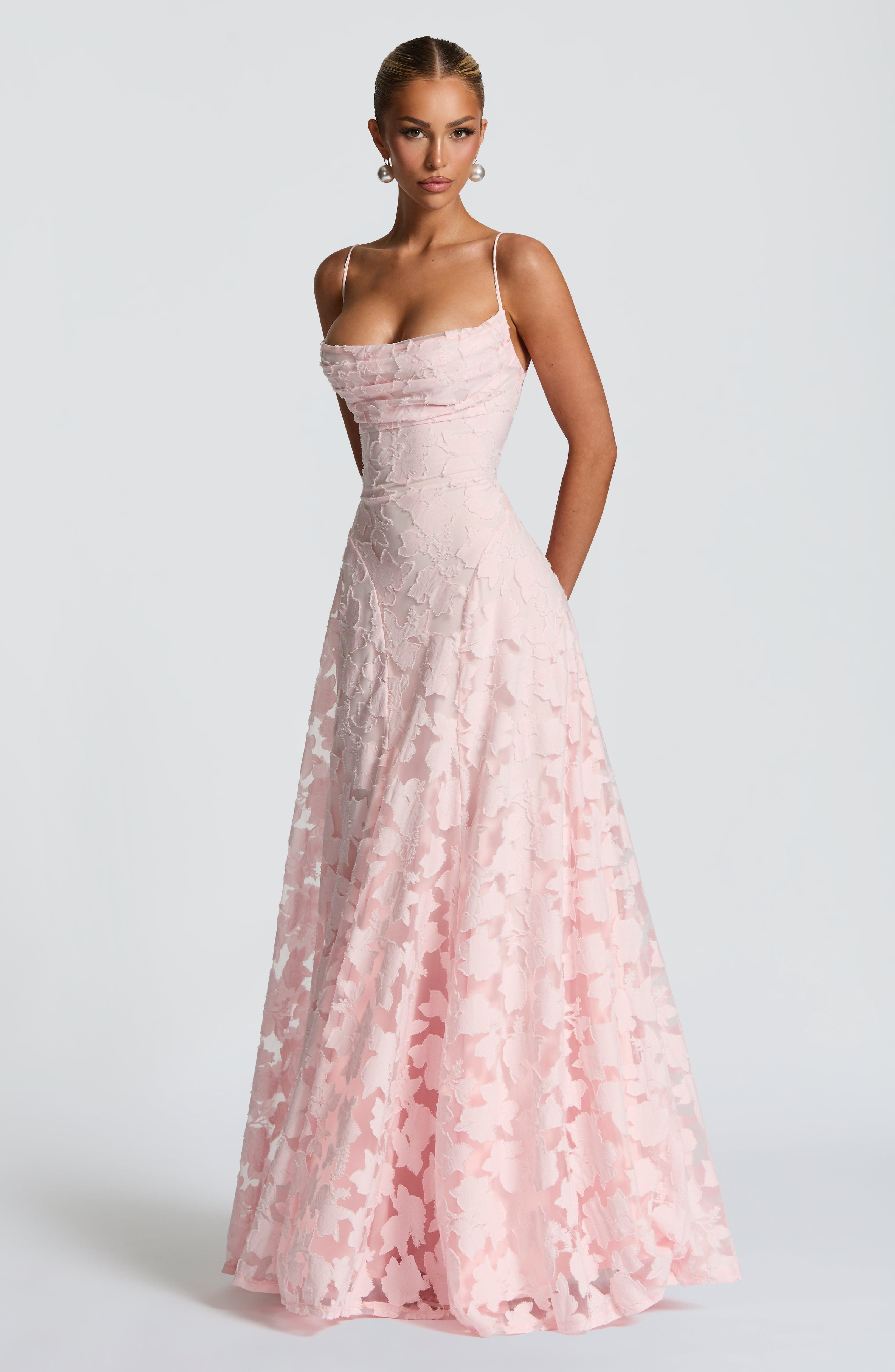 Vestido Longo Francis — Rosa Blush