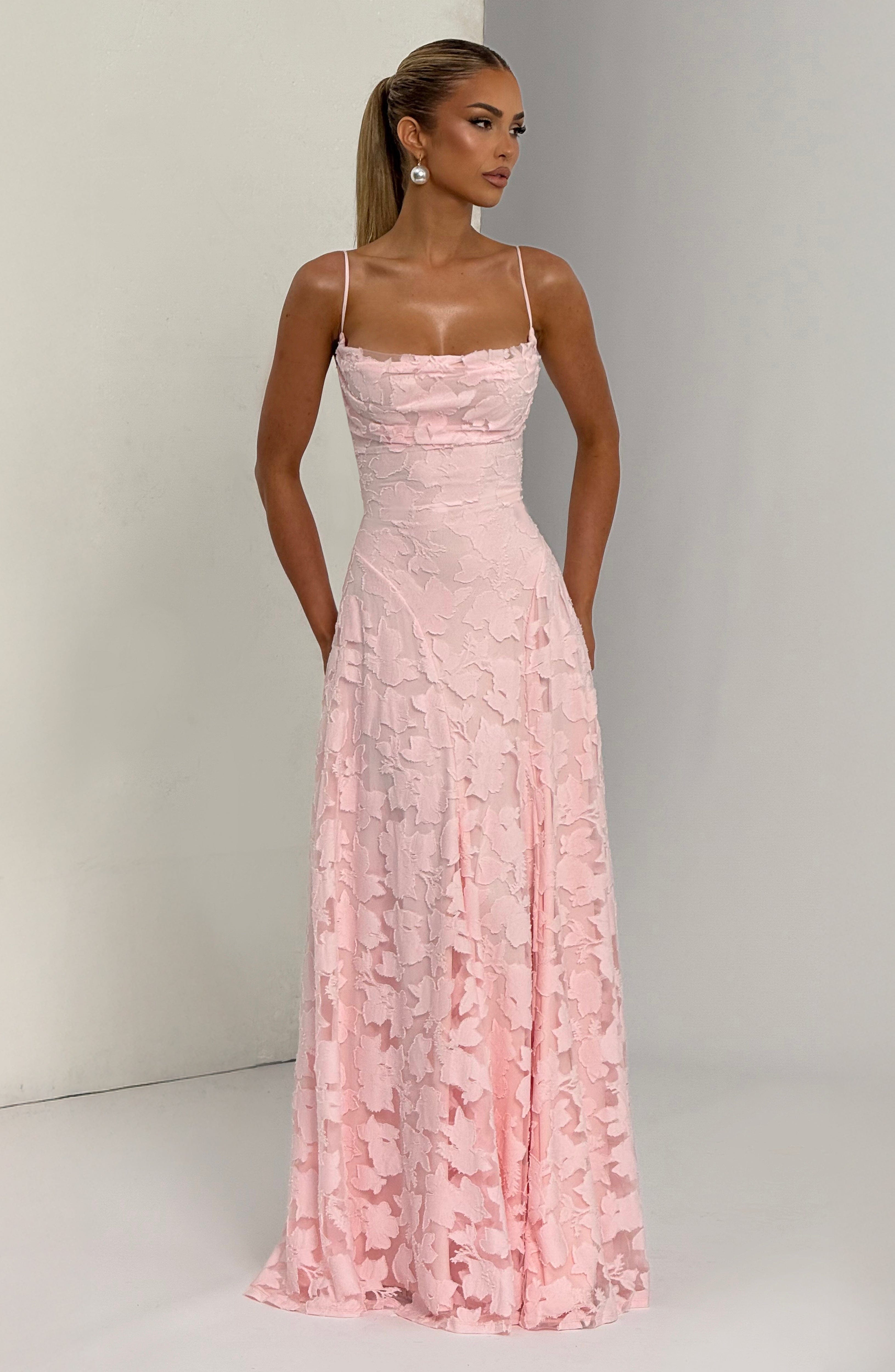 Vestido Longo Francis — Rosa Blush