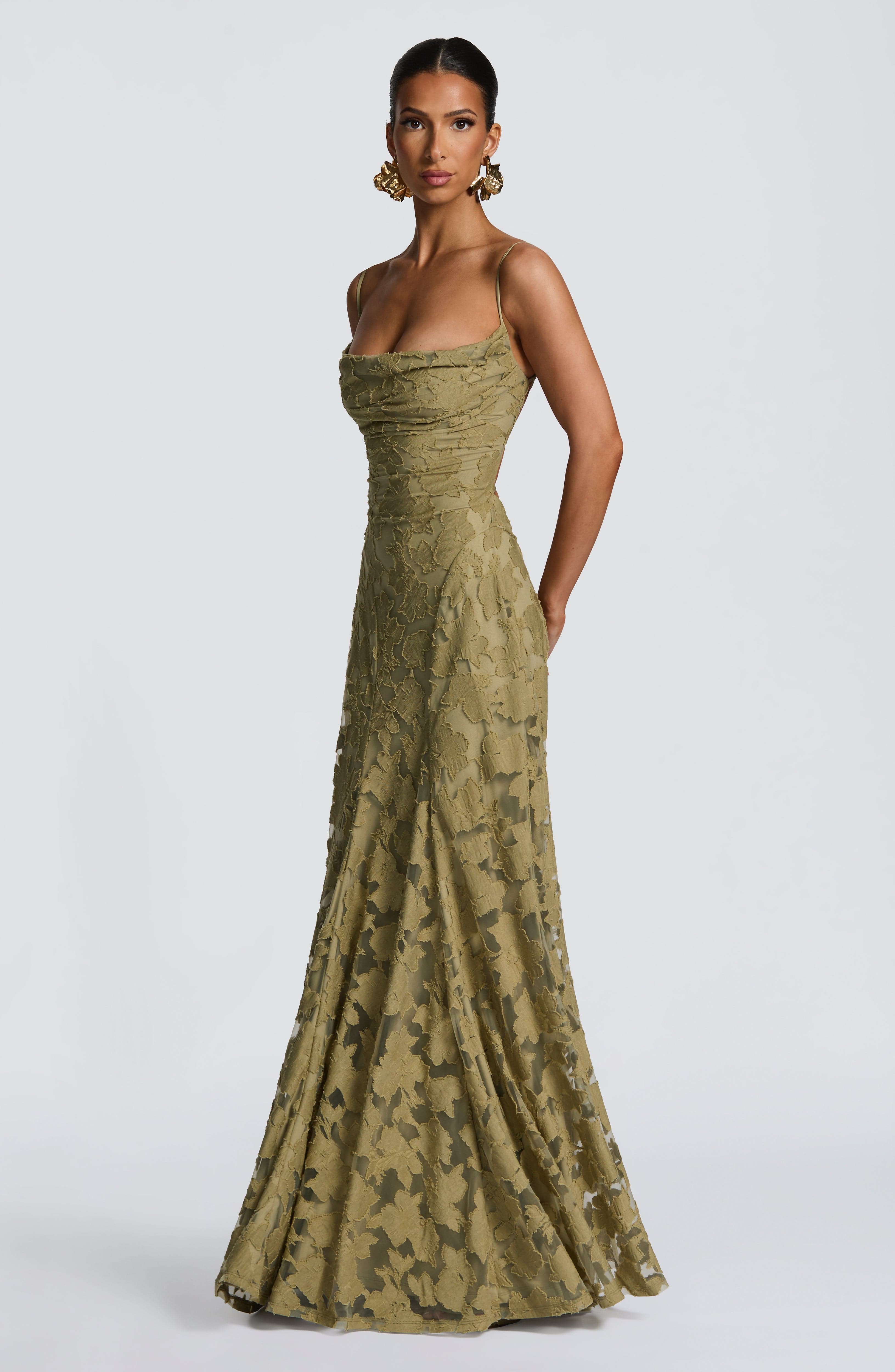 Vestido Longo Francis - Verde Sálvia