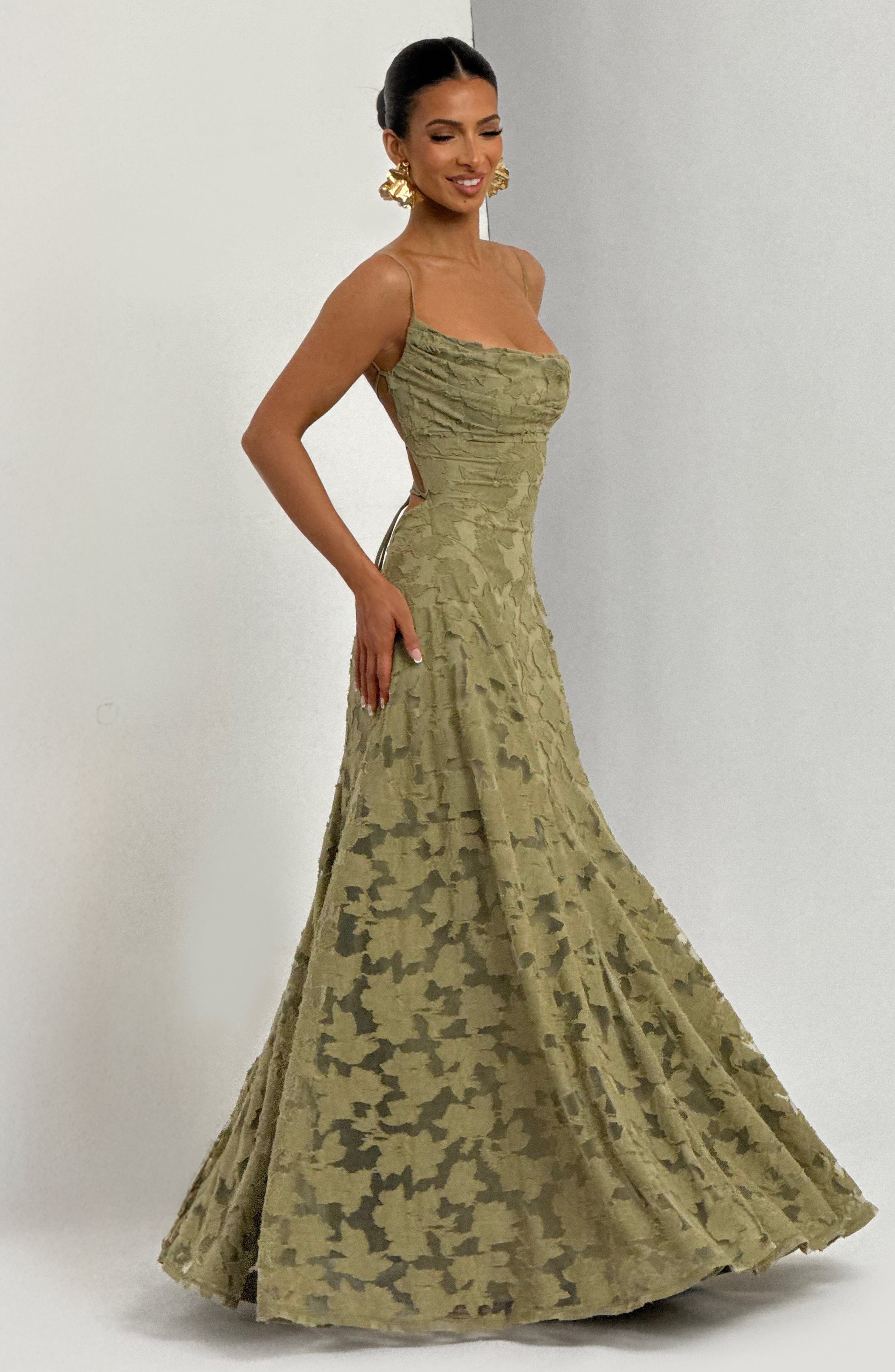 Vestido Longo Francis - Verde Sálvia