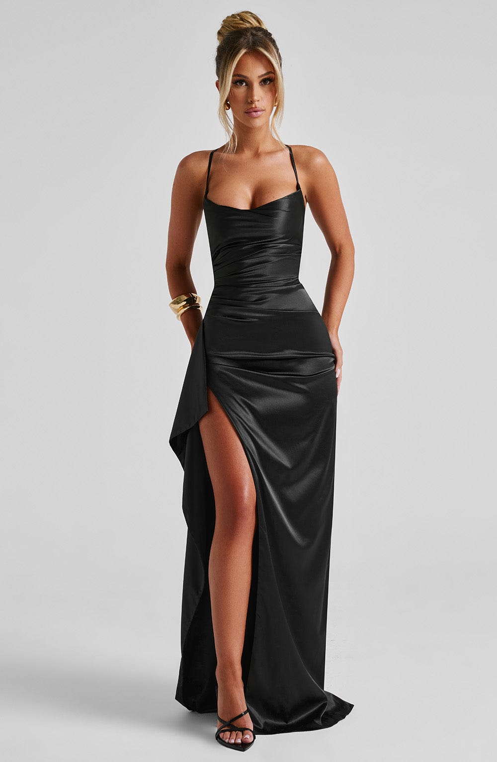 Vestido Longo Helen - Preto