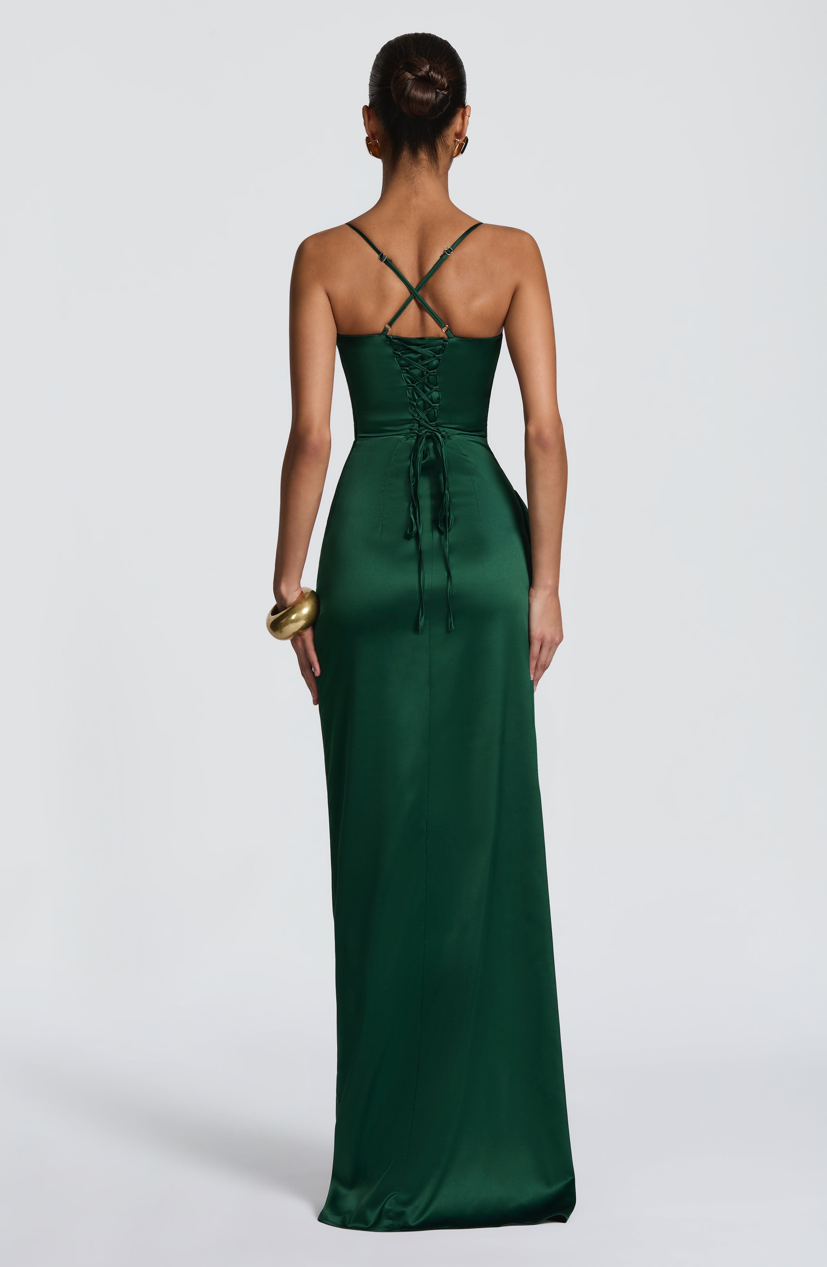 Vestido Longo Helen - Verde Esmeralda