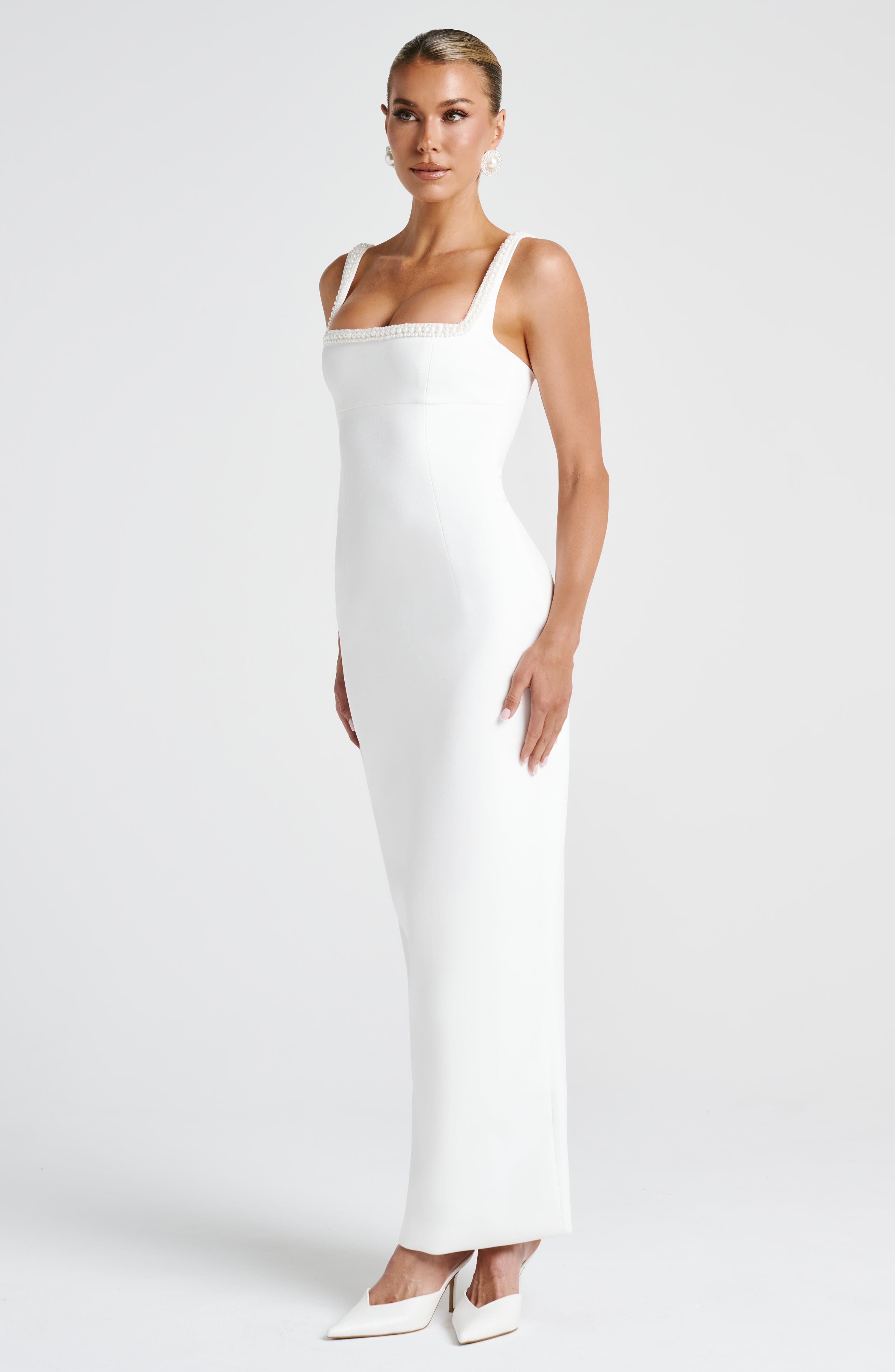 Vestido Midaxi Ines - Marfim