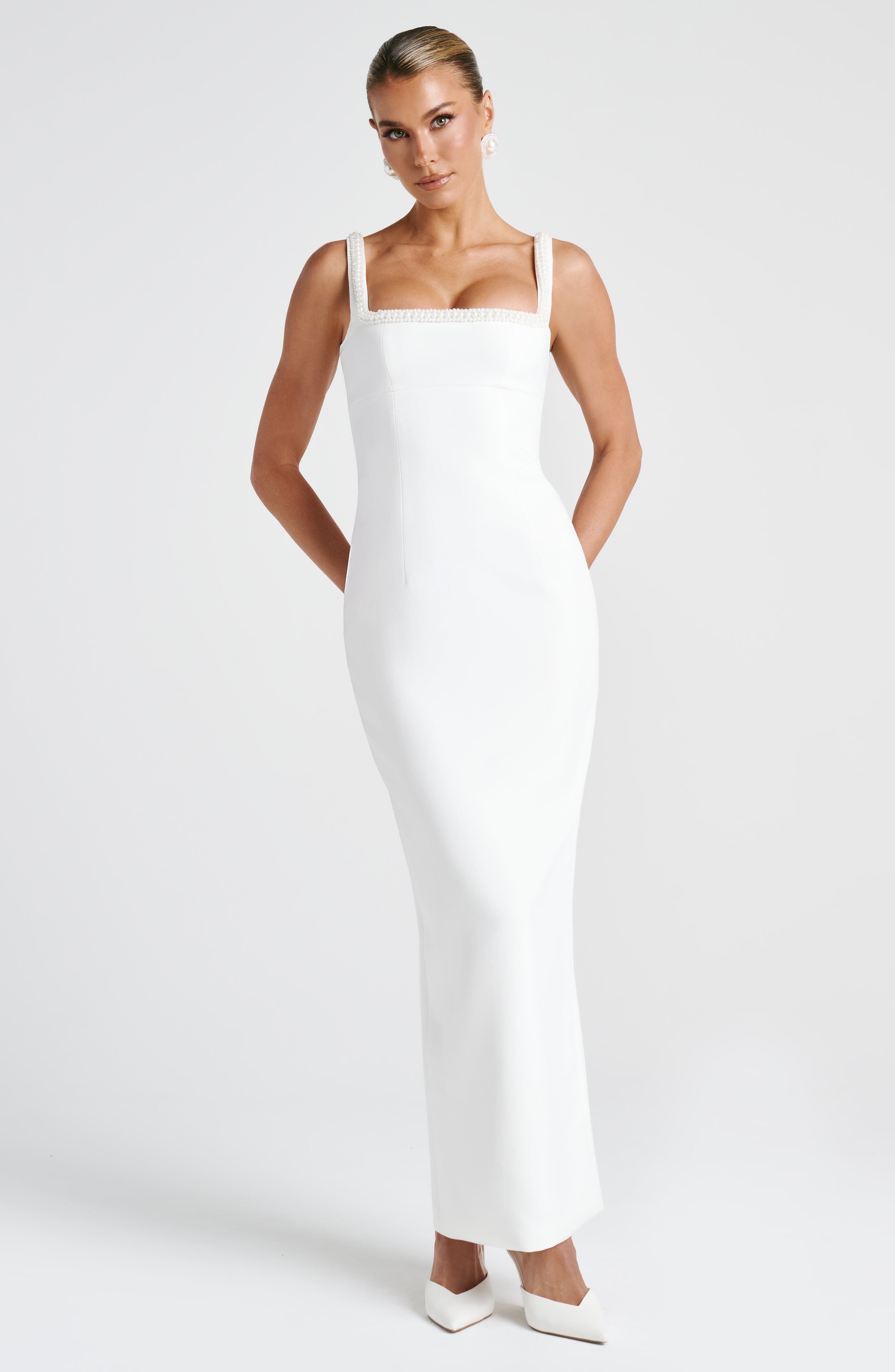 Vestido Midaxi Ines - Marfim