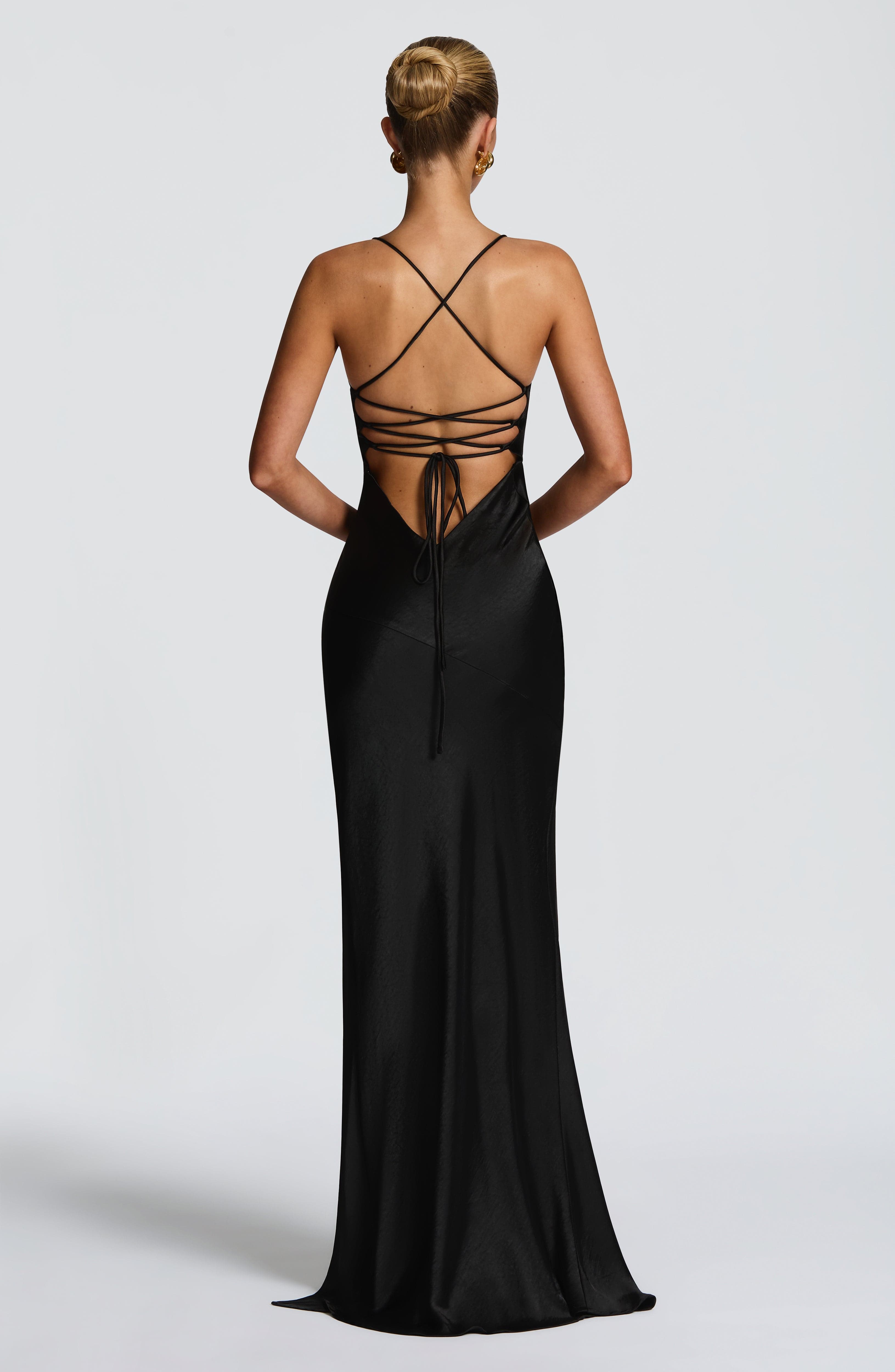Vestido Longo Isobel - Preto