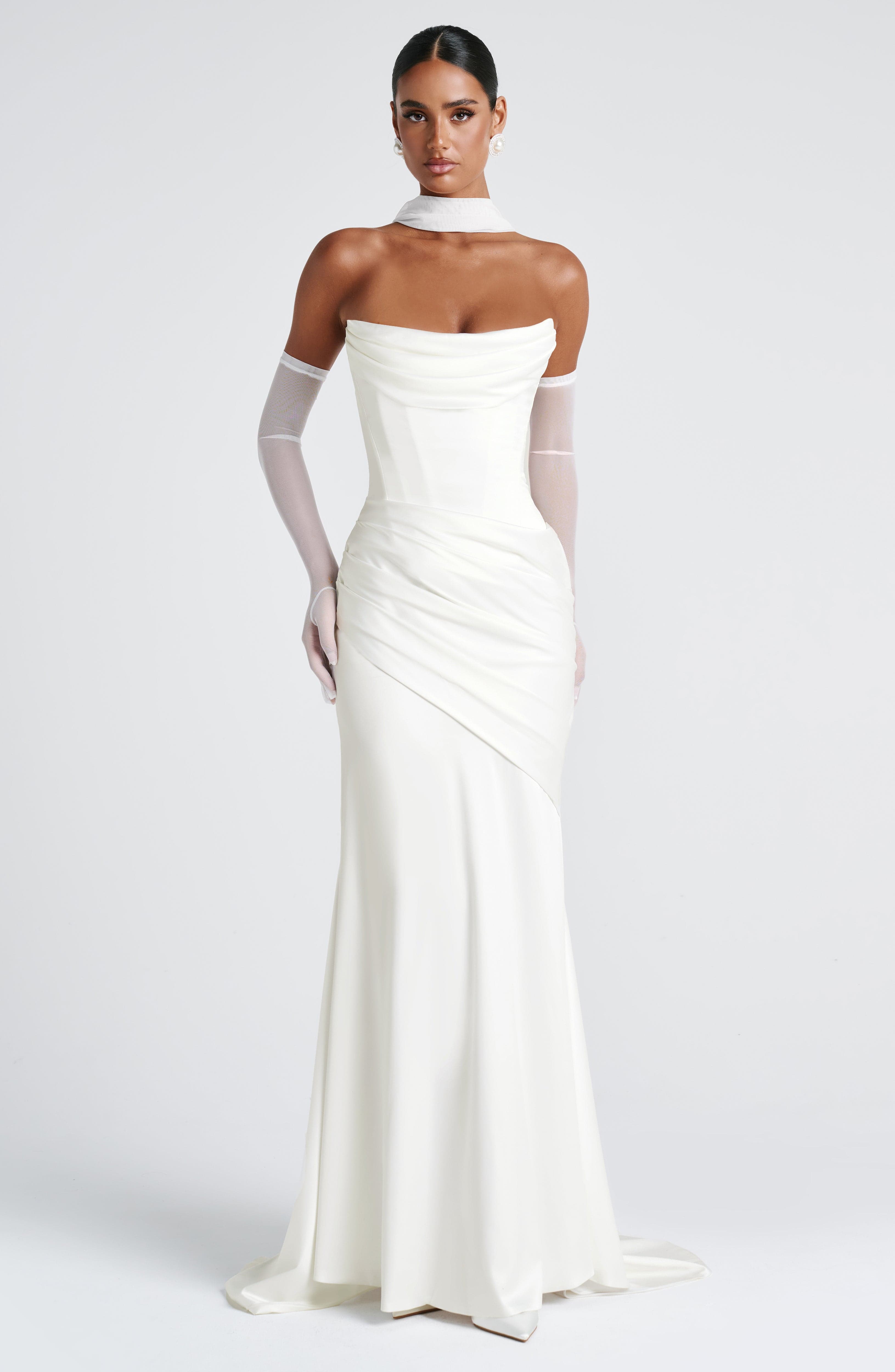 Vestido Longo Kensington - Marfim