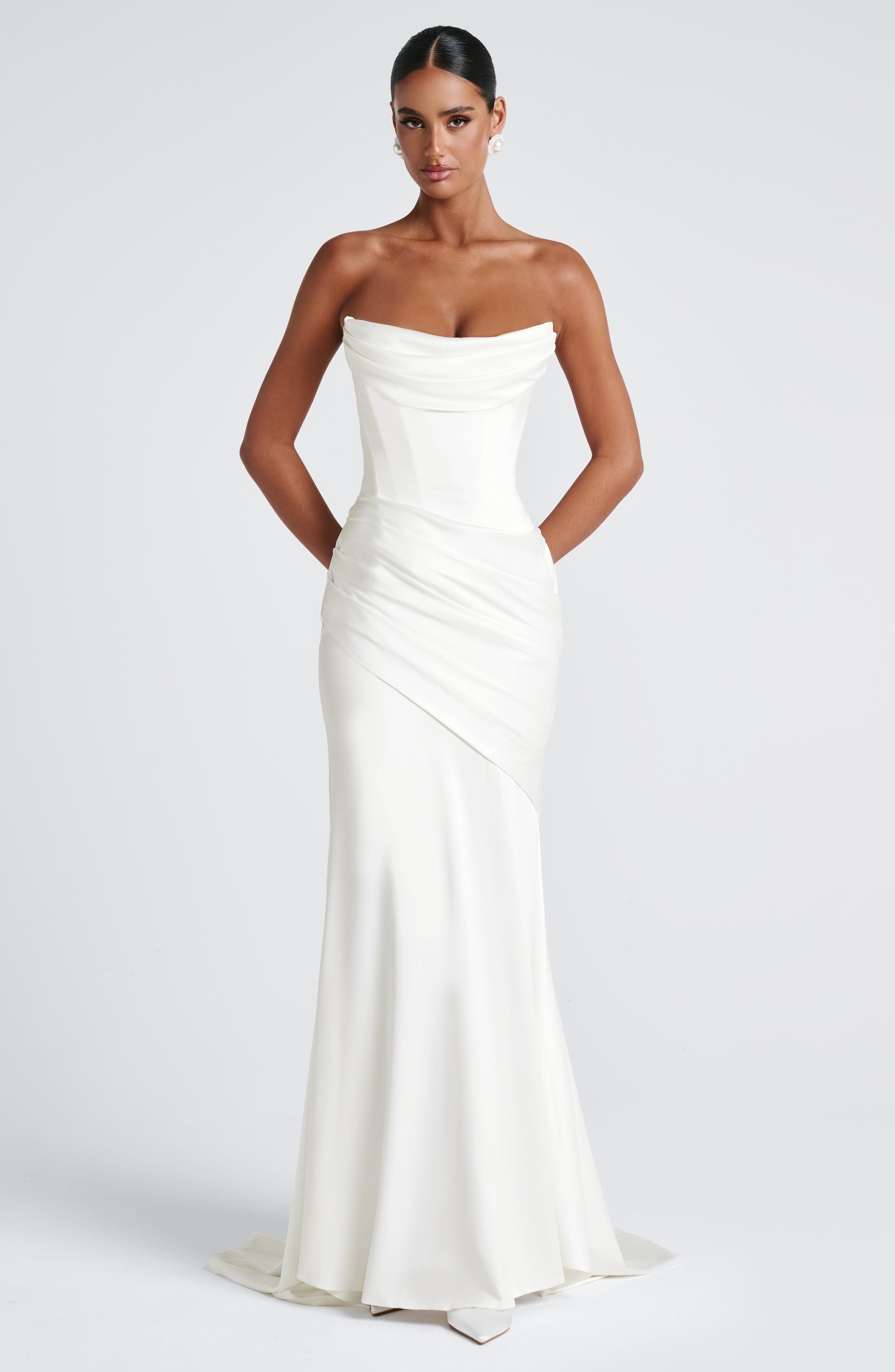 Vestido Longo Kensington - Marfim