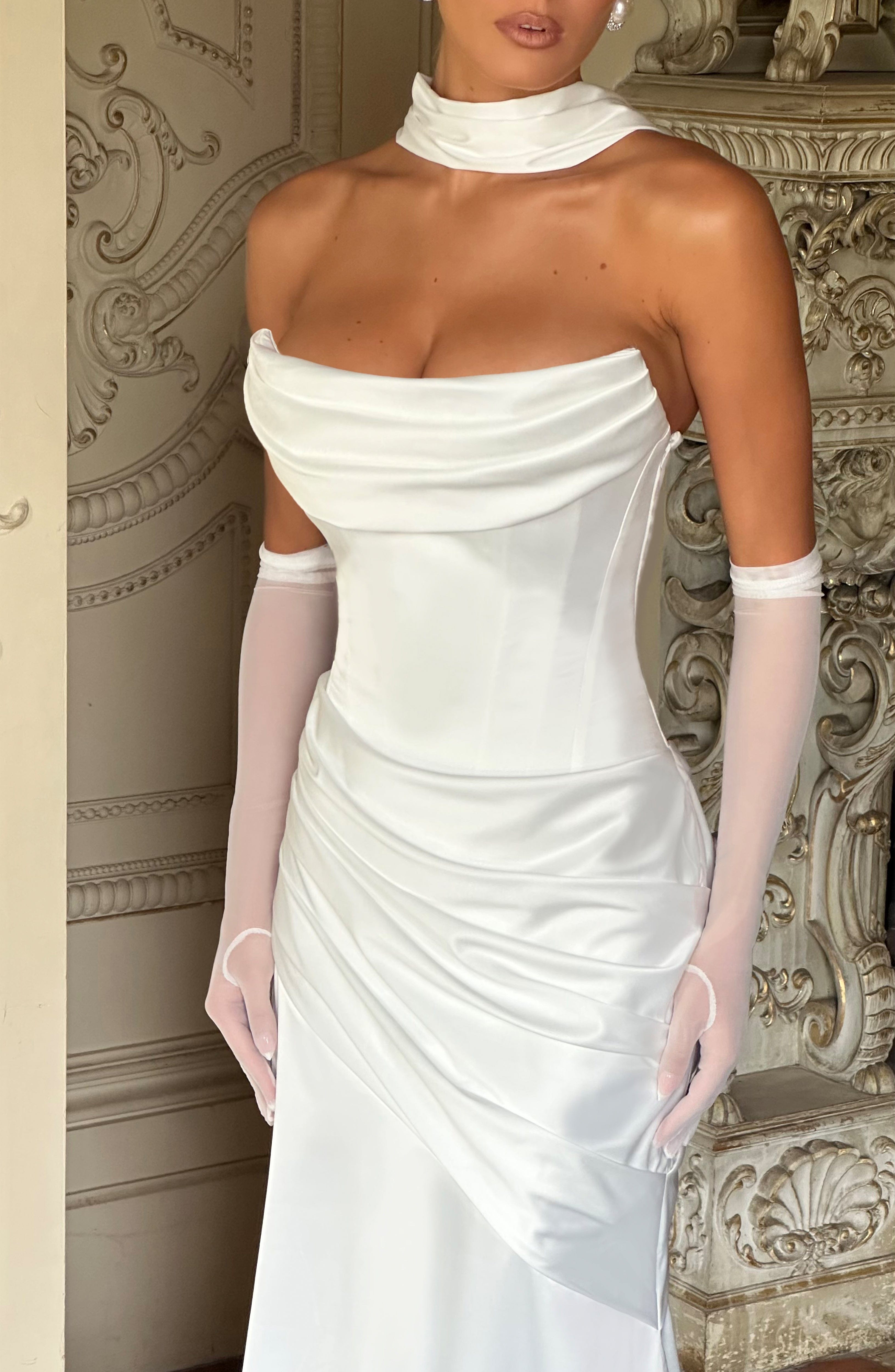 Vestido Longo Kensington - Marfim