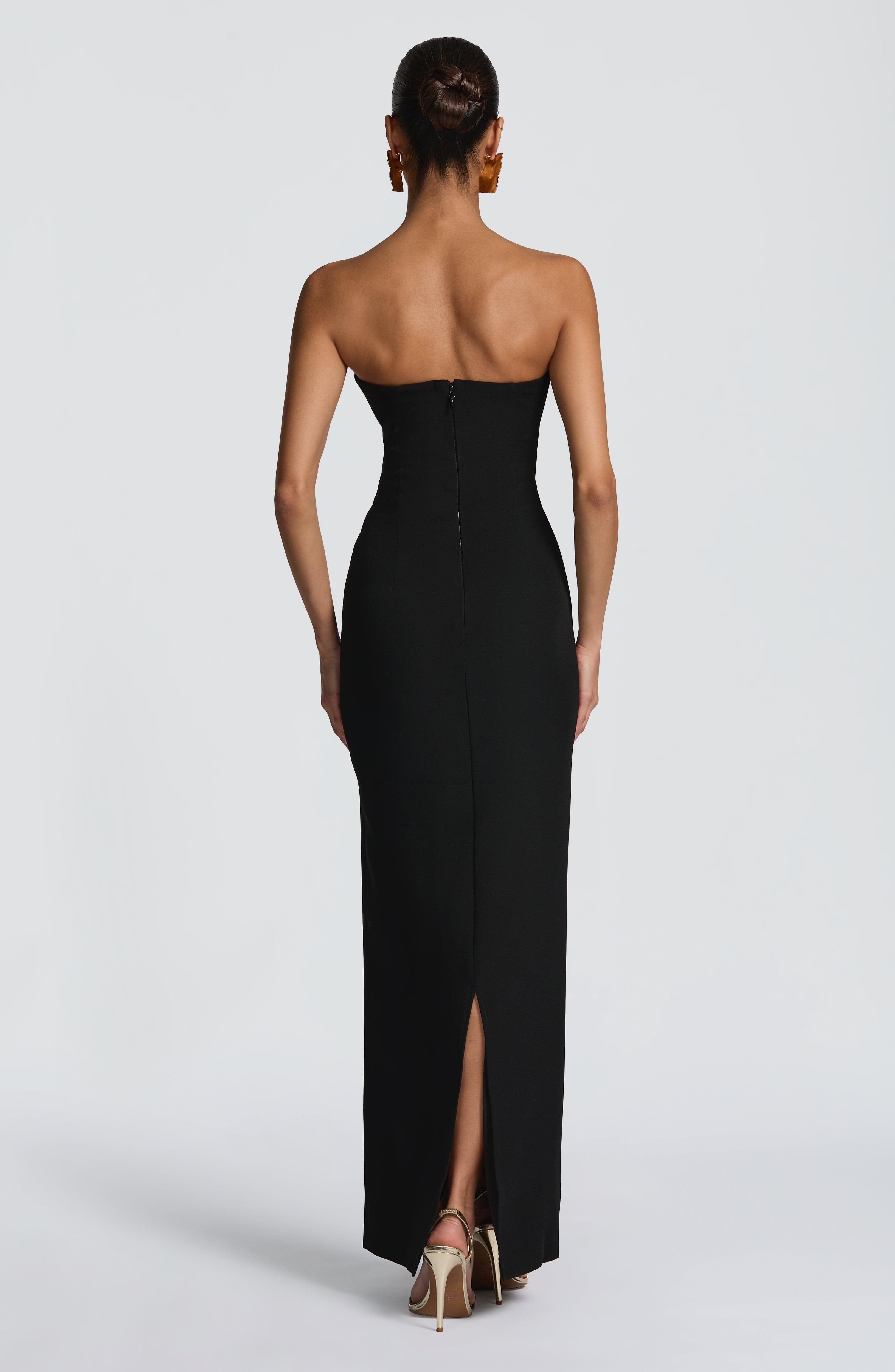 Vestido Longo Lindsey - Preto