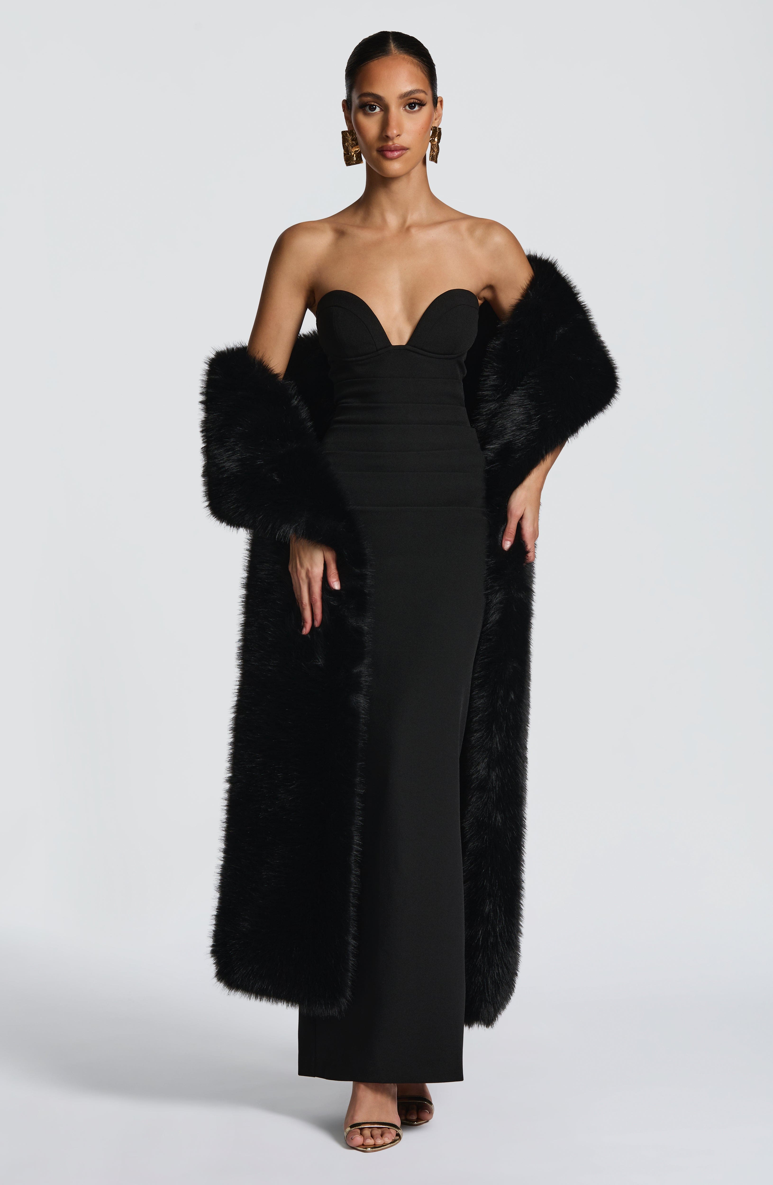 Vestido Longo Lindsey - Preto
