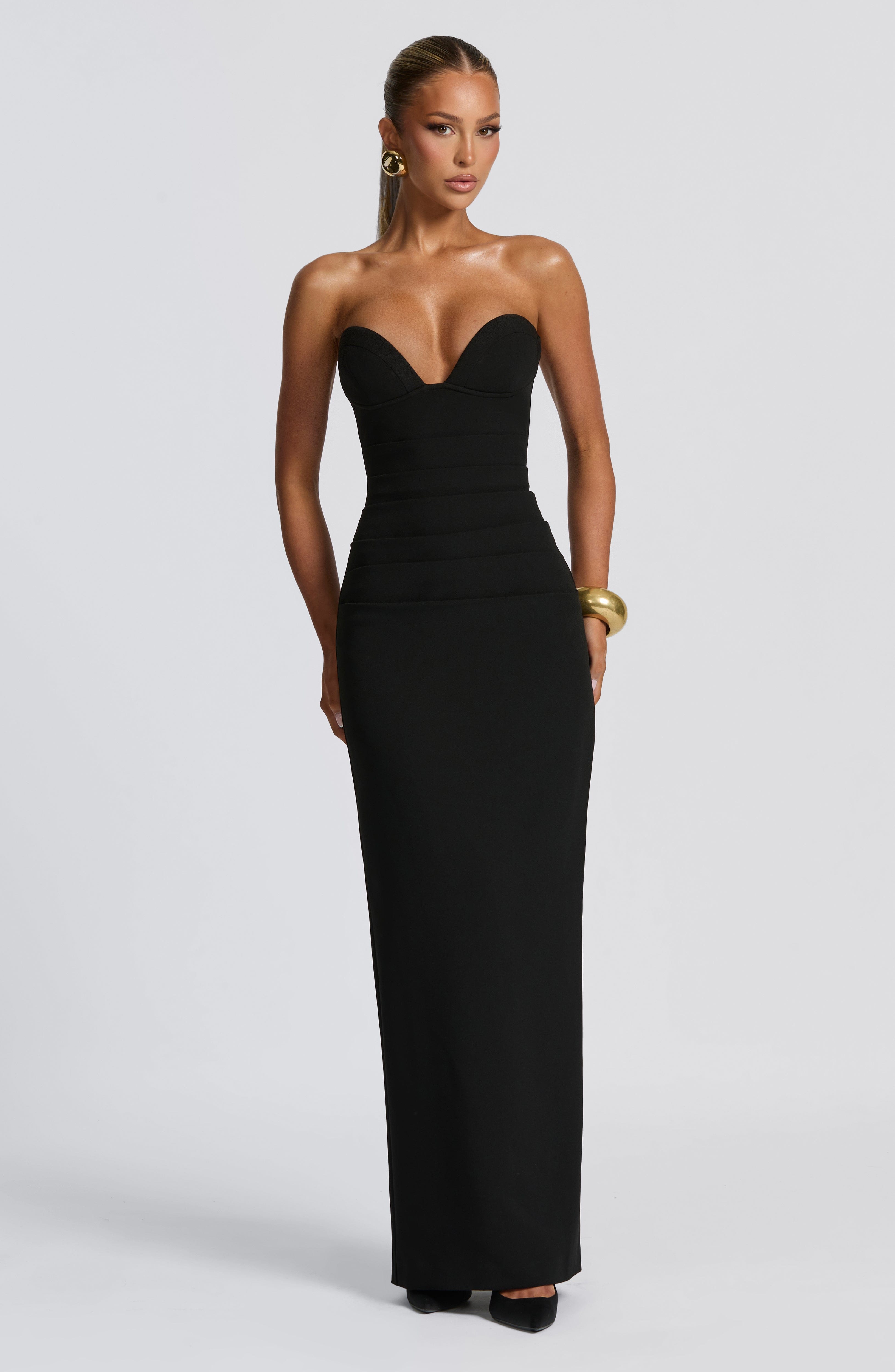 Vestido Longo Lindsey - Preto