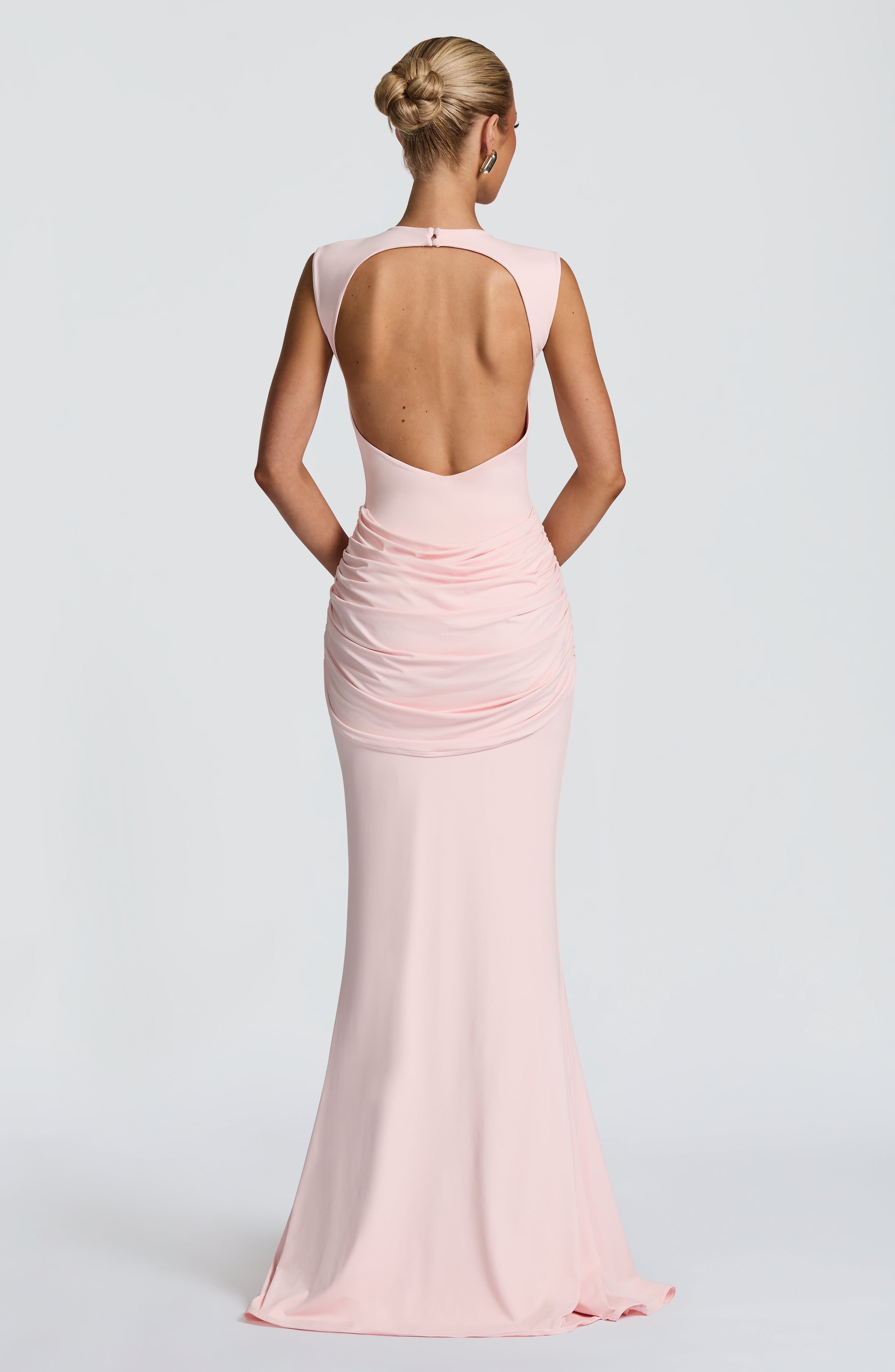 Vestido Longo Lorenza - Rosa Blush
