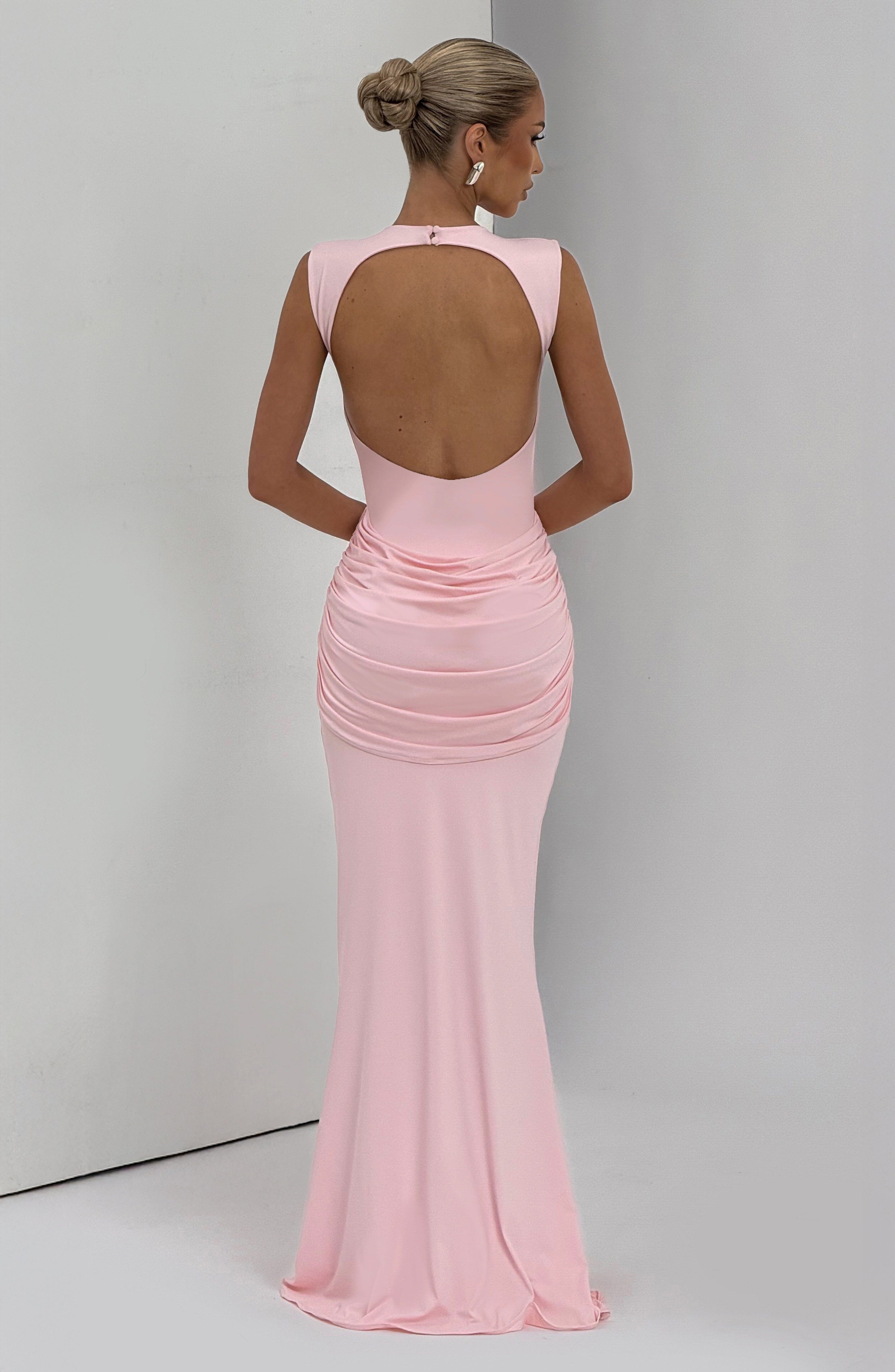 Vestido Longo Lorenza - Rosa Blush