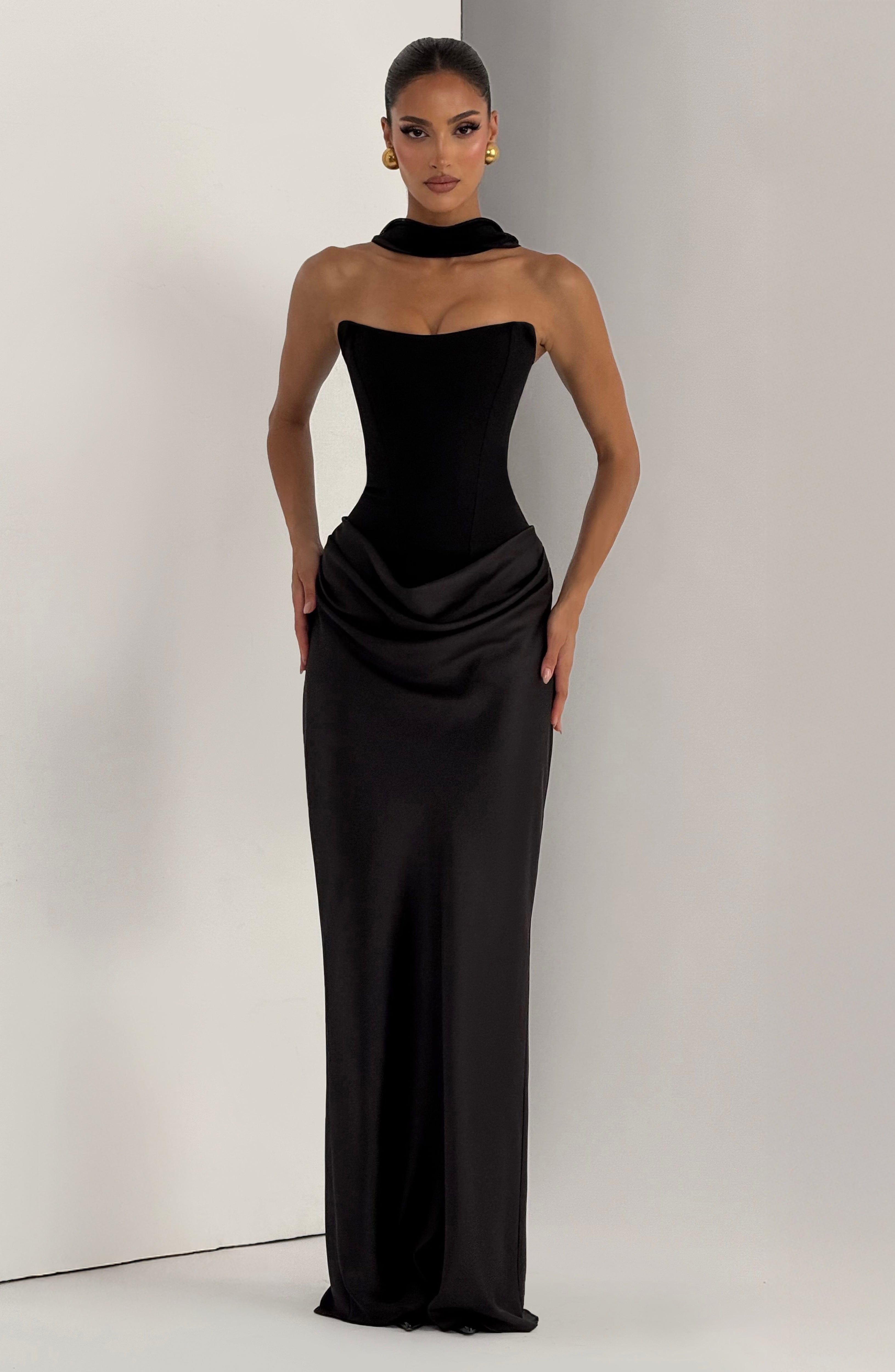 Vestido Longo Maggie - Preto