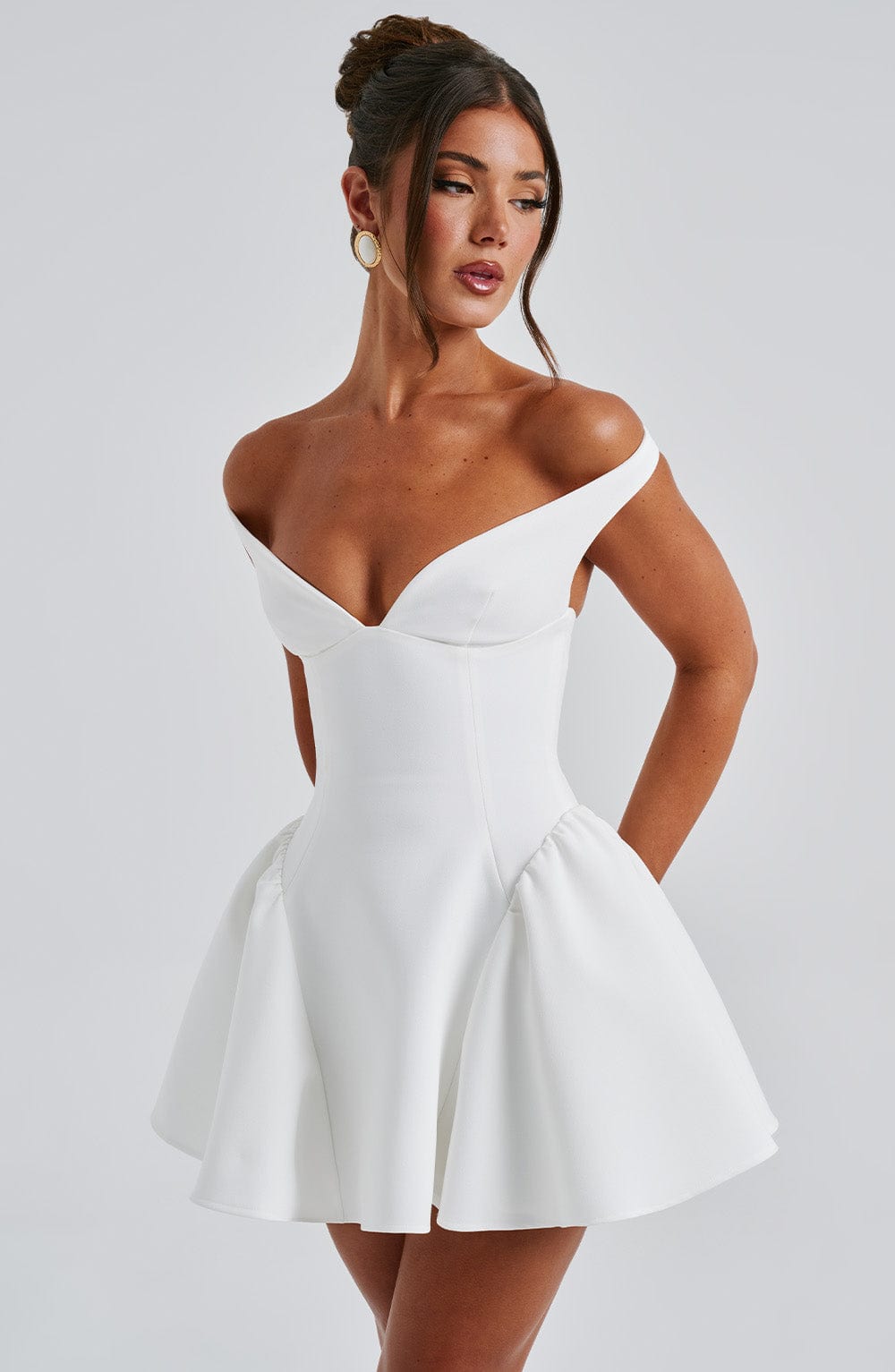 Vestido Curto Marla - Marfim