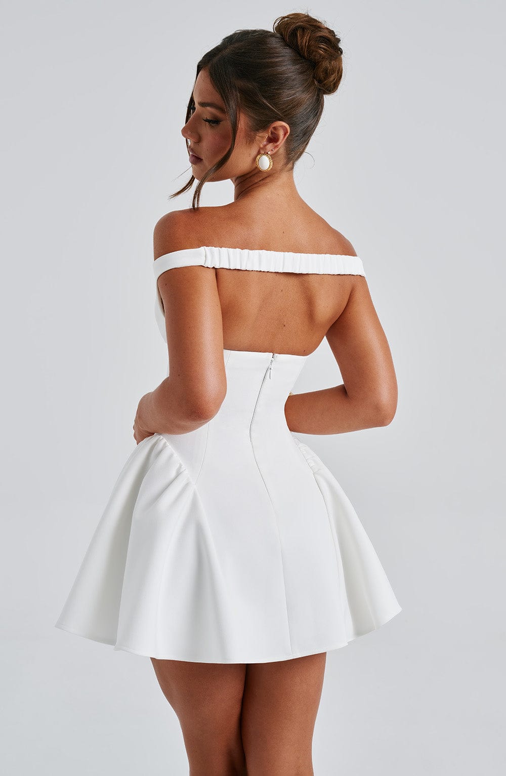Vestido Curto Marla - Marfim