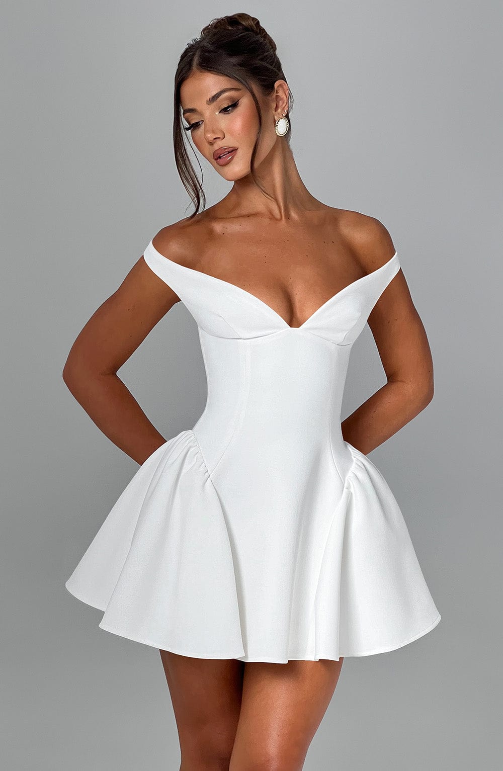 Vestido Curto Marla - Marfim