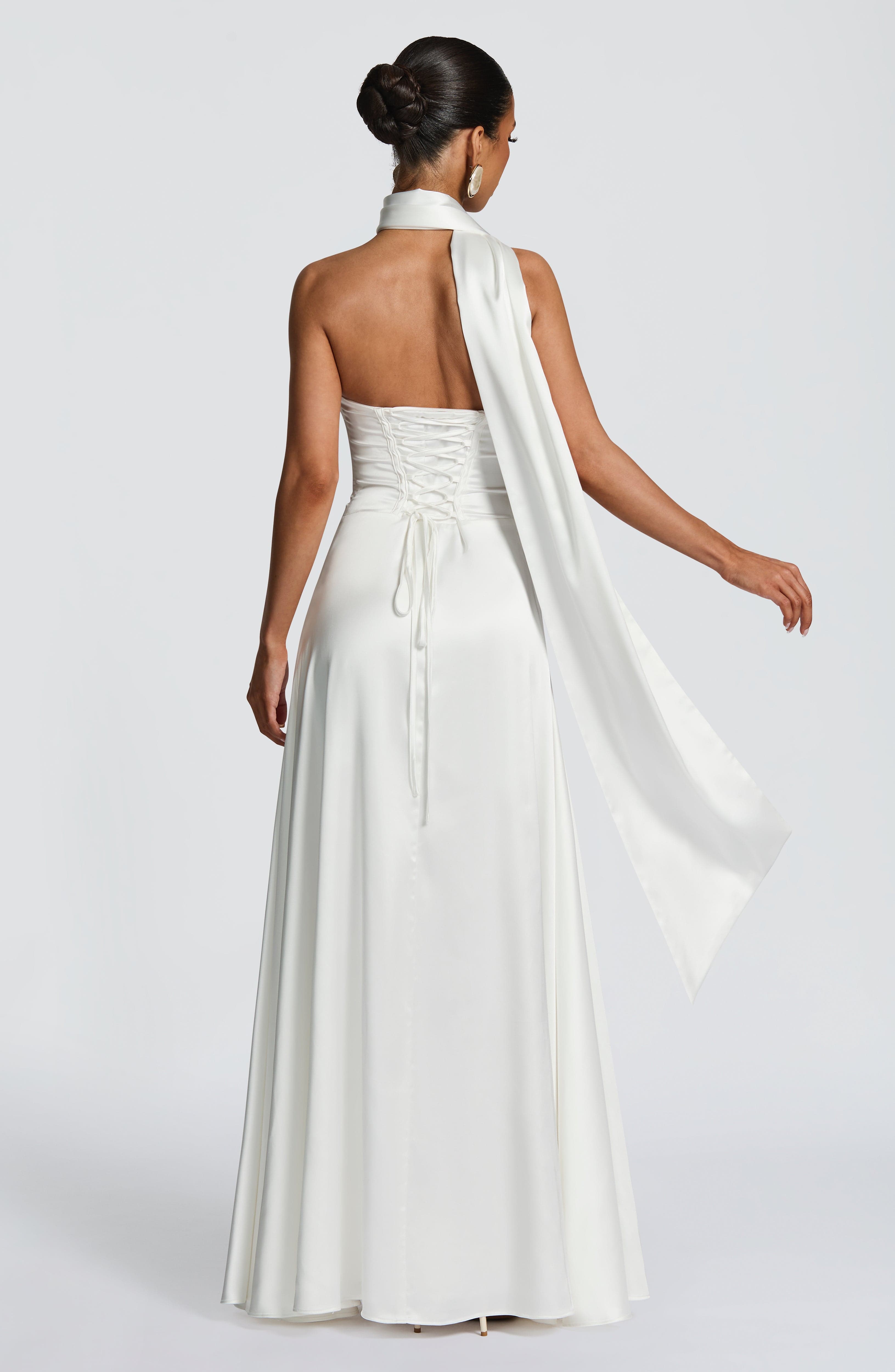 Vestido Longo Morven - Marfim