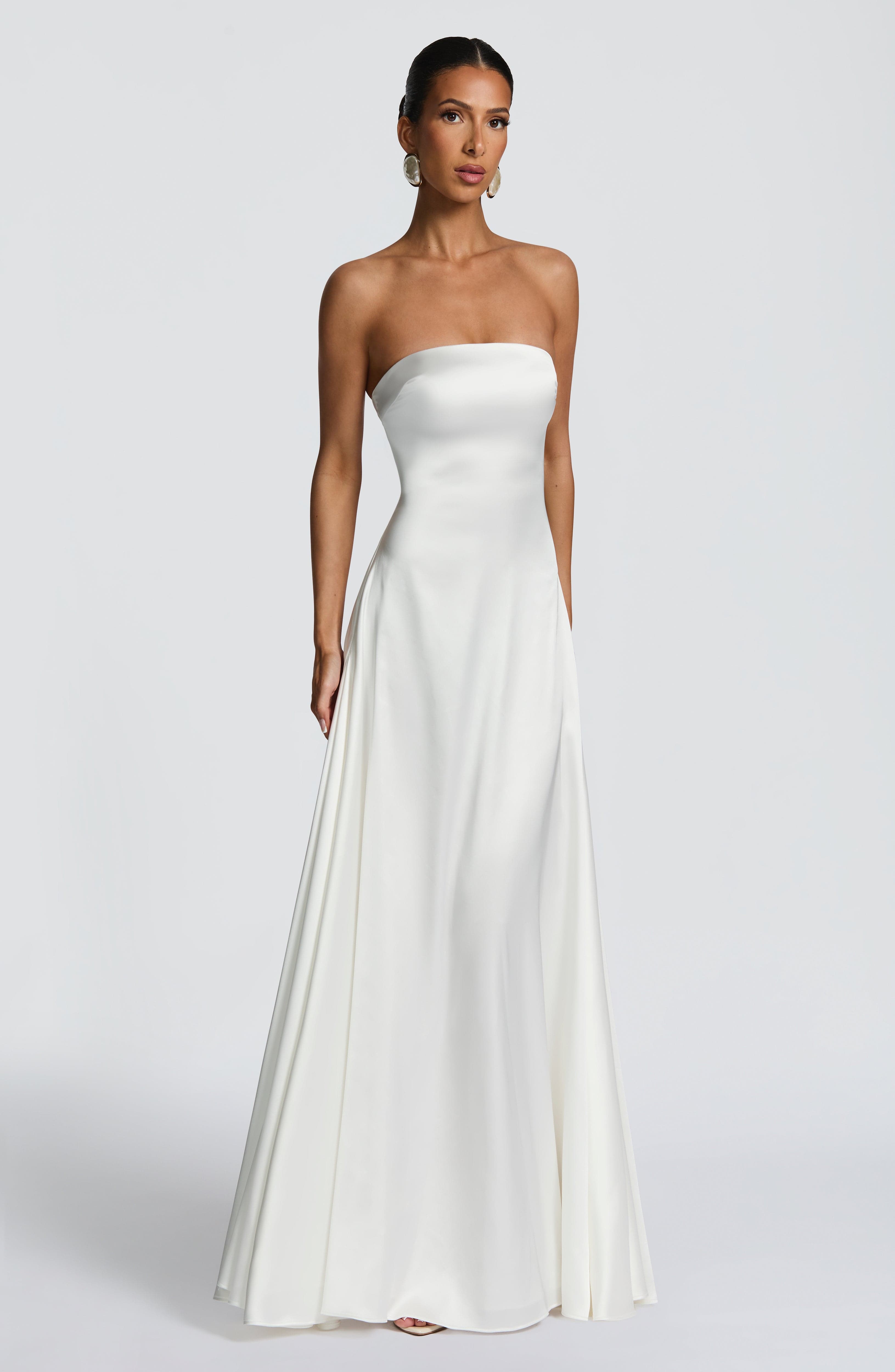 Vestido Longo Morven - Marfim