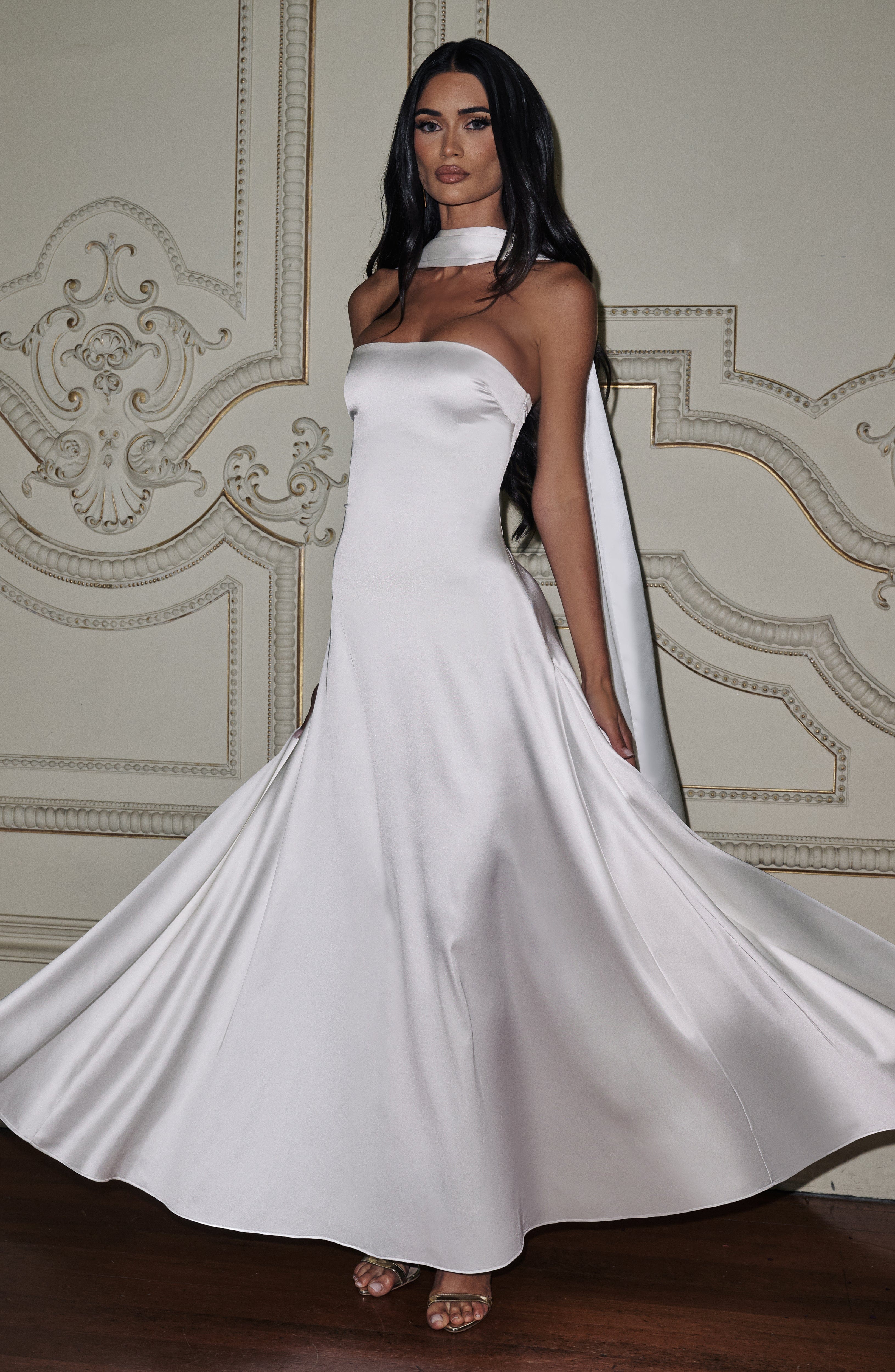 Vestido Longo Morven - Marfim
