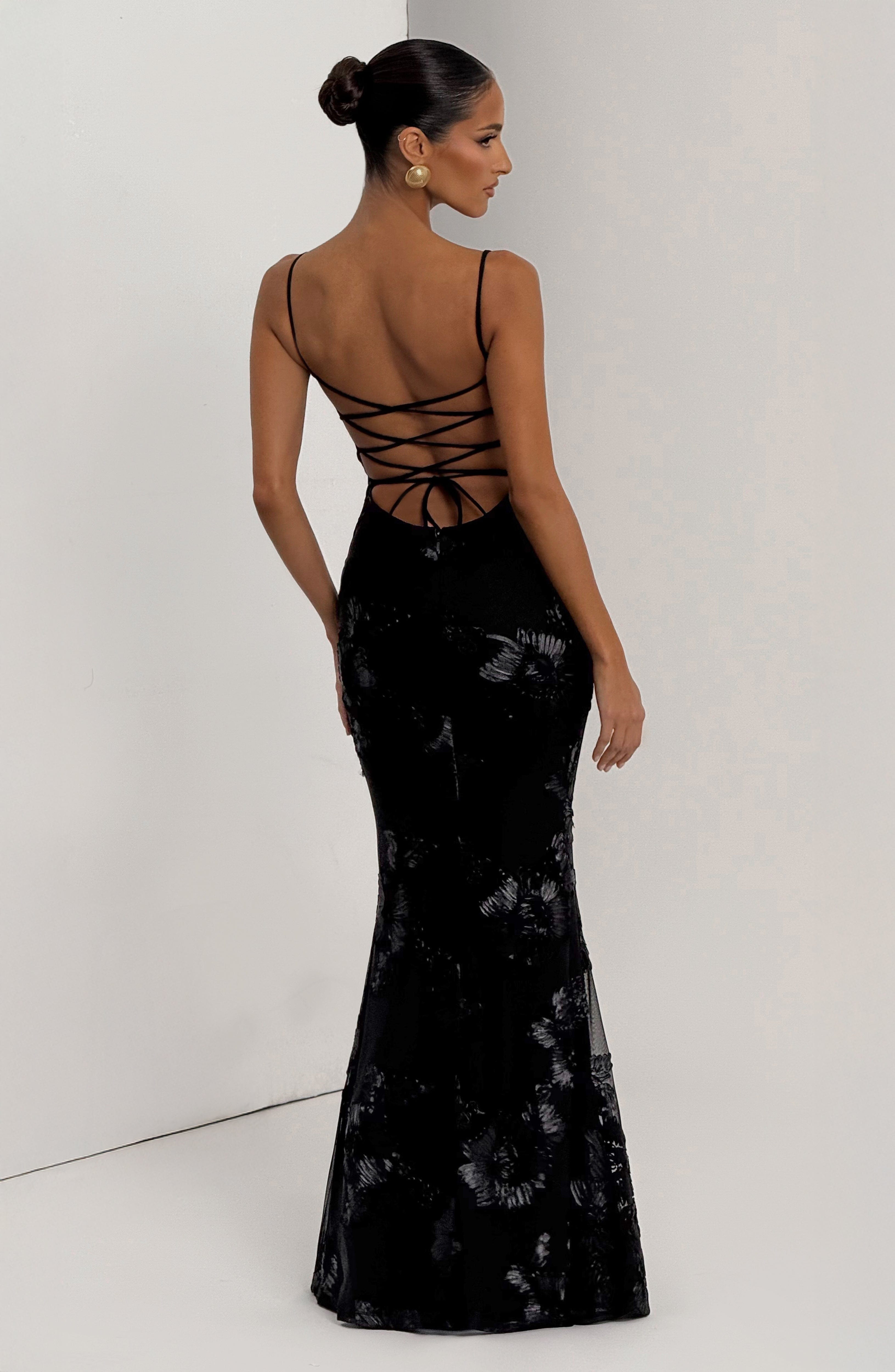 Vestido Longo Nefertiti - Preto
