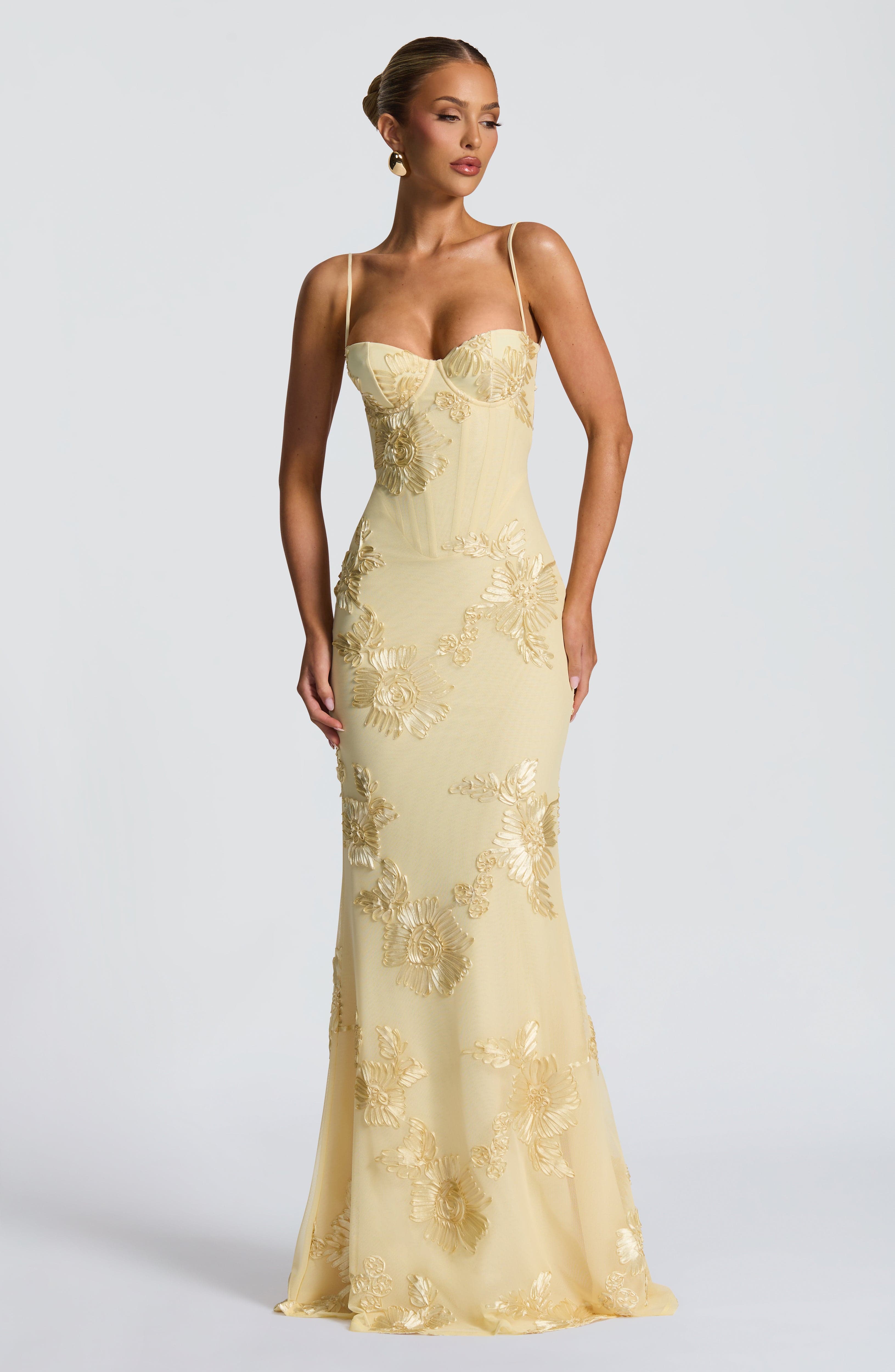 Vestido Longo Nefertiti - Limão