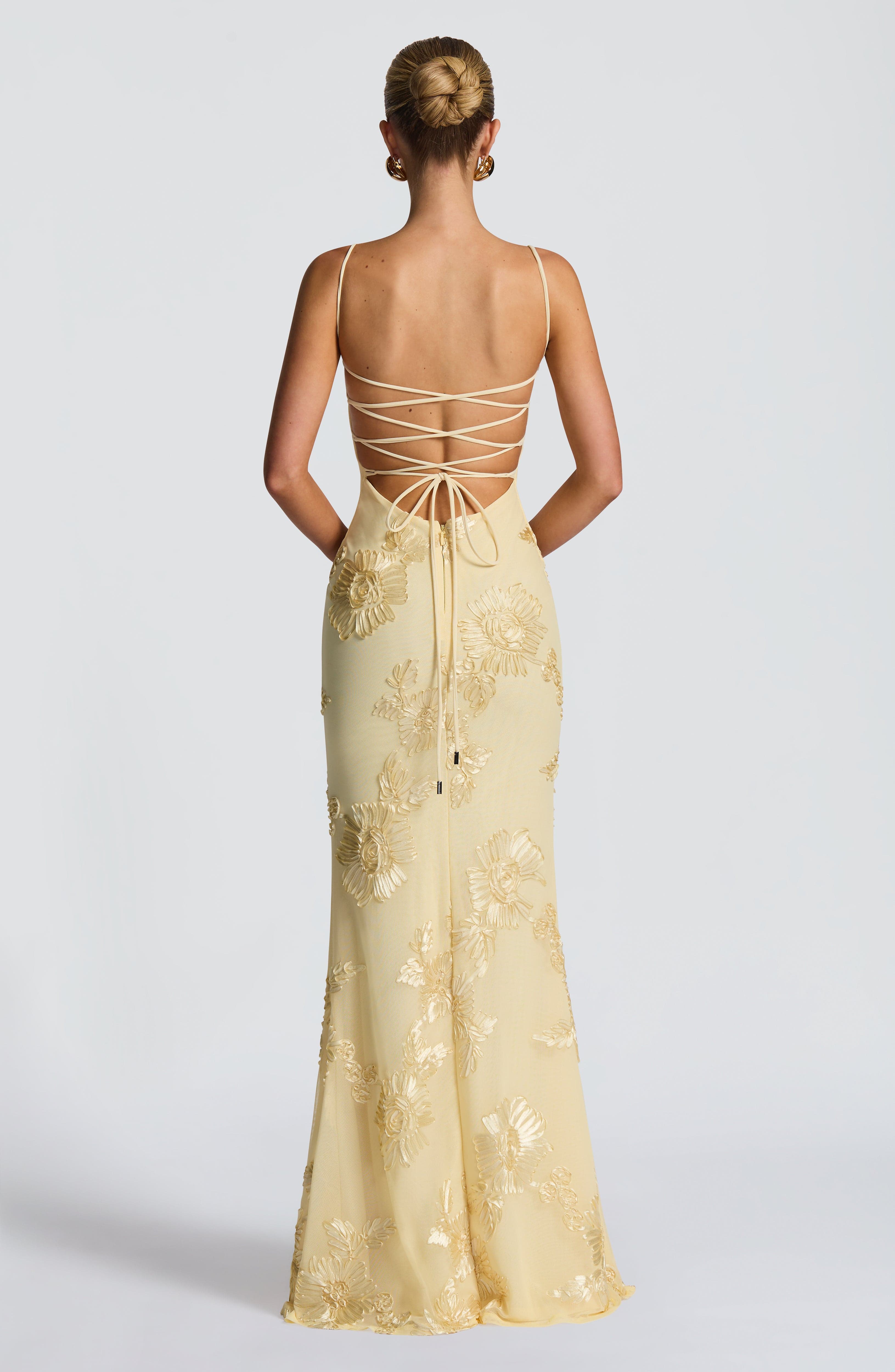 Vestido Longo Nefertiti - Limão